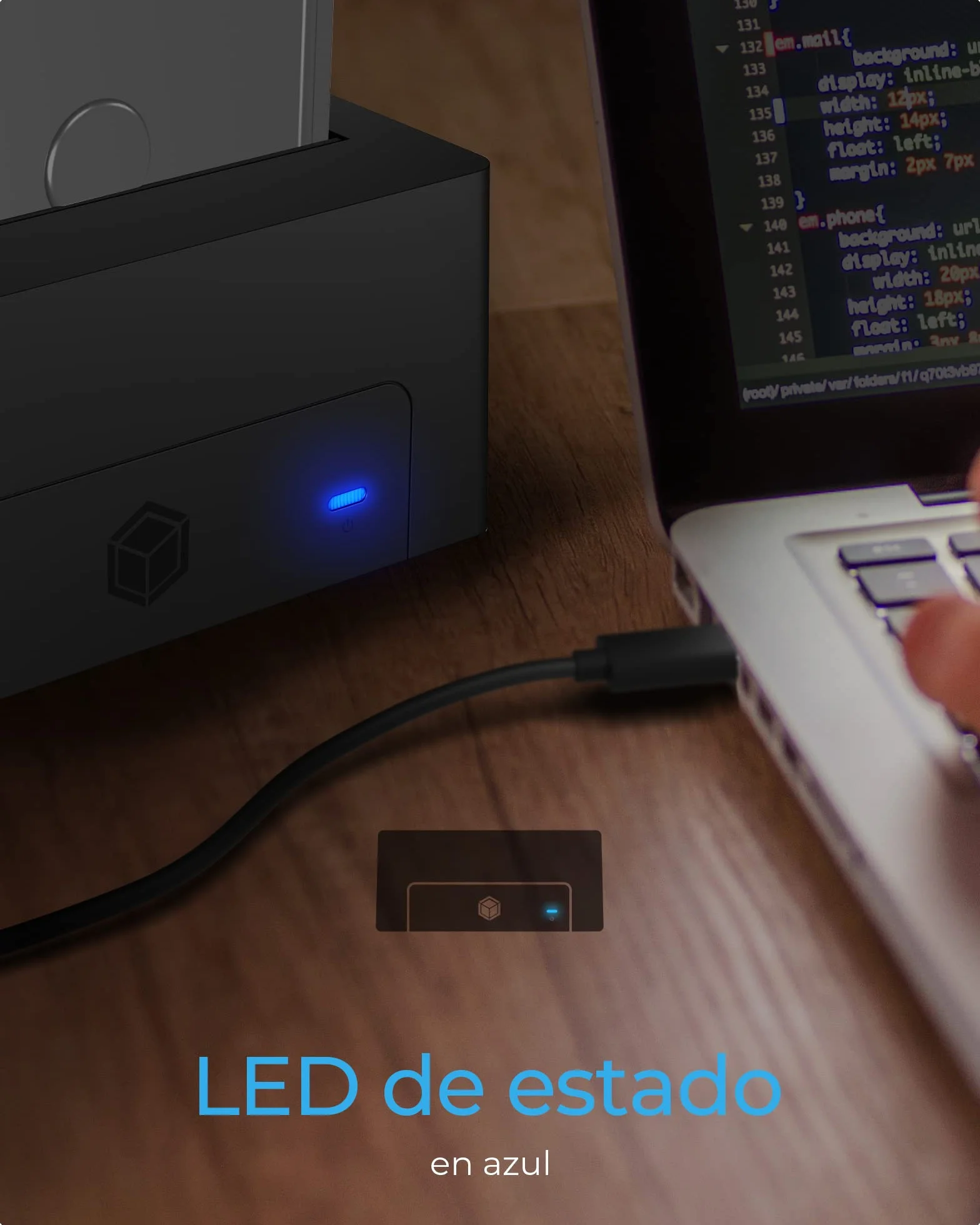 Icy Box HDD / Hard Drive Docking Station USB 3.0 para SATA 2.5" & 3.5", Estación de Clonación y Lector de Disco Duro, Adaptador, Externo, Negro, IB-1121-U3
