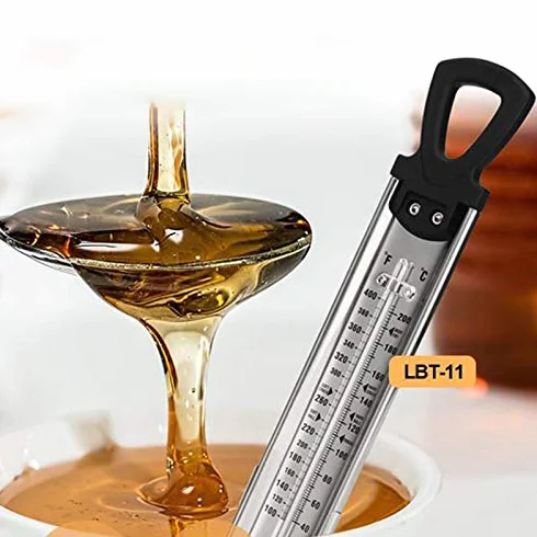 Termómetro de cocina de acero inoxidable para azúcar y temperatura hogar