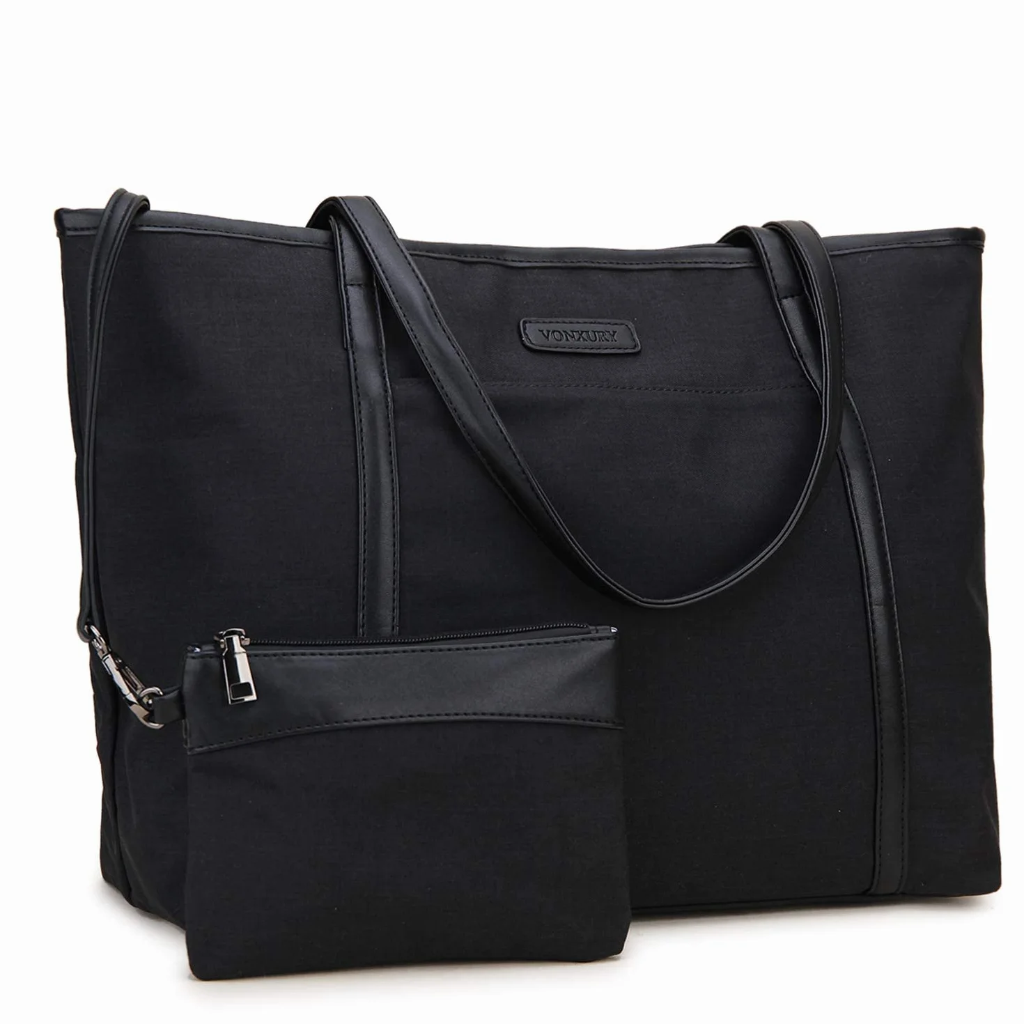 VX VONXURY Bolso Portátil Grande para Mujer 15.6 Pulgadas con Bolsa Pequeña - Bolso Tote Shopper para Trabajo, Universidad y Compras