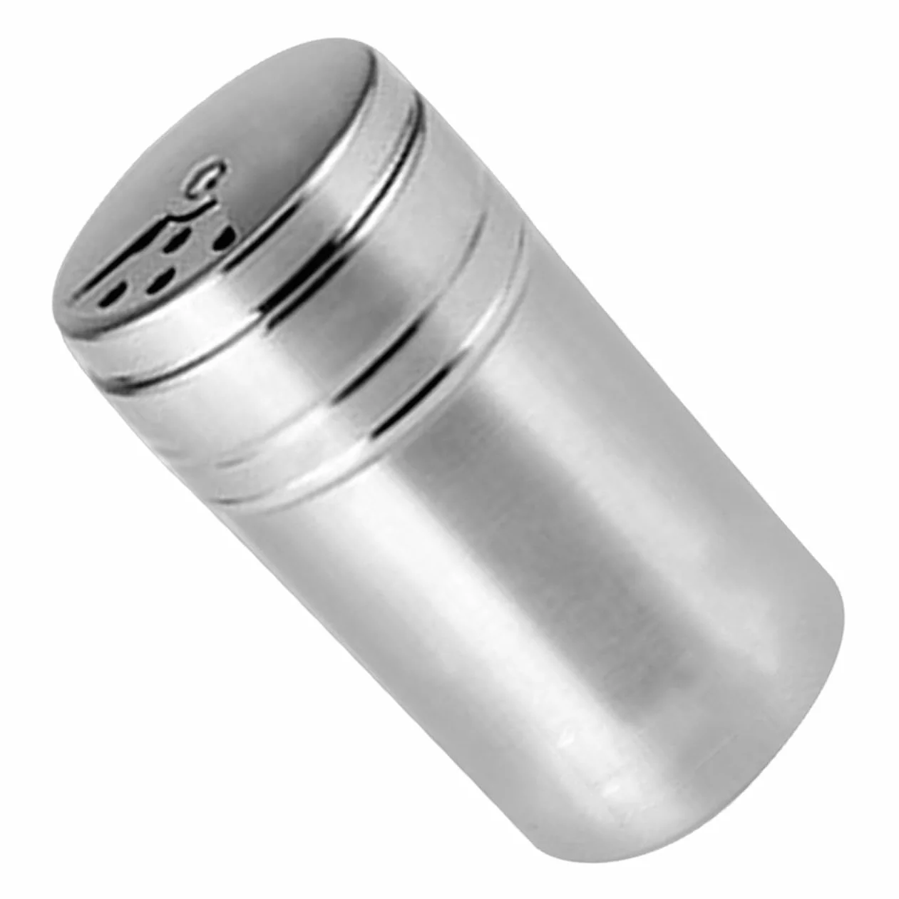 POPETPOP 1piezas Vinagrera de Acero Inoxidable Salero y Azucarero con Tapa Giratoria para Condimentos y Especias Cocina o Mesa