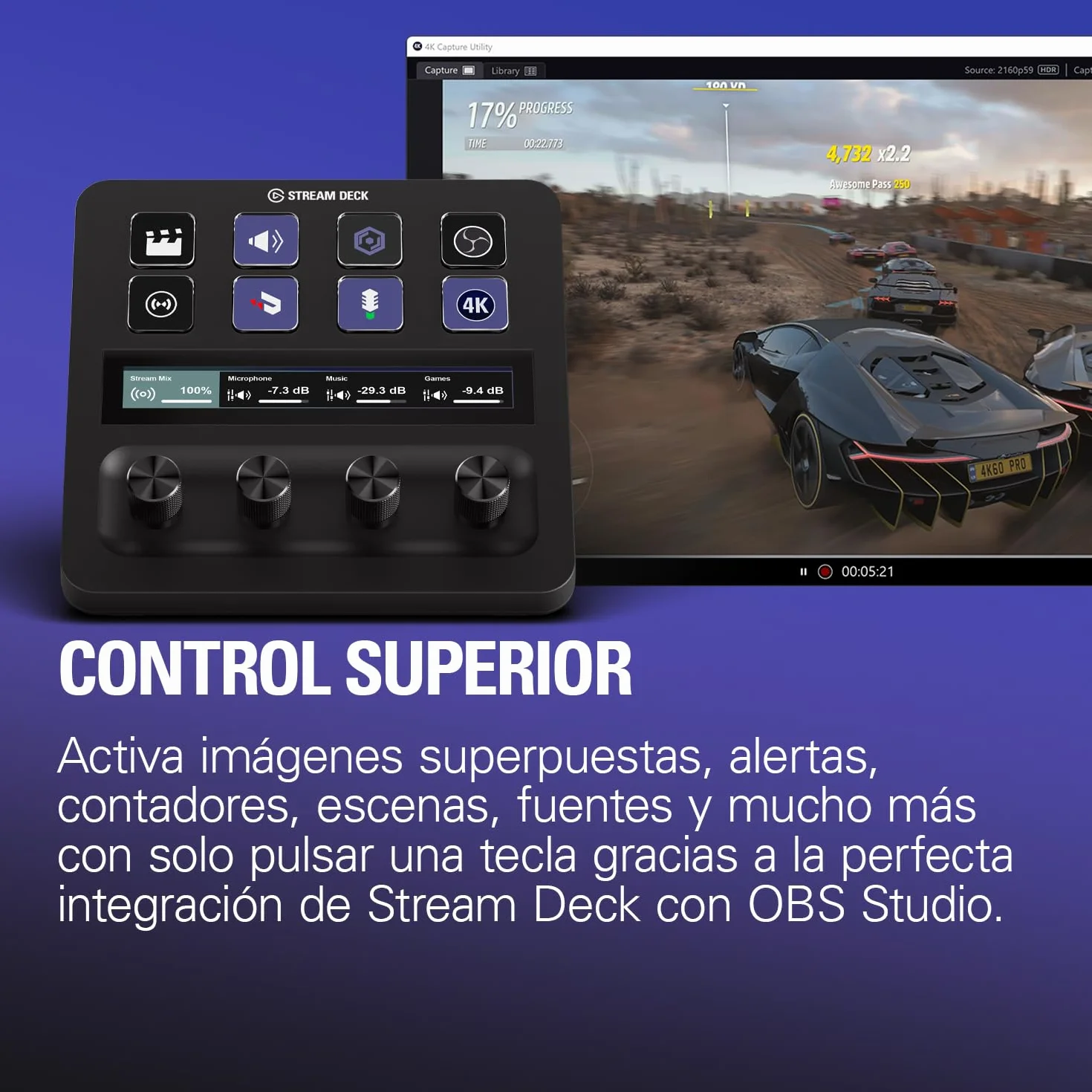 Elgato 4K Pro, Tarjeta de Captura Interna: Traspaso de señal 8K60|4K60 HDR10 con una latencia ultrabaja en PS5|Pro, Xbox Series X|S, Nintendo Switch 2, OBS y más, Streaming, Compatible PC y Dual PC