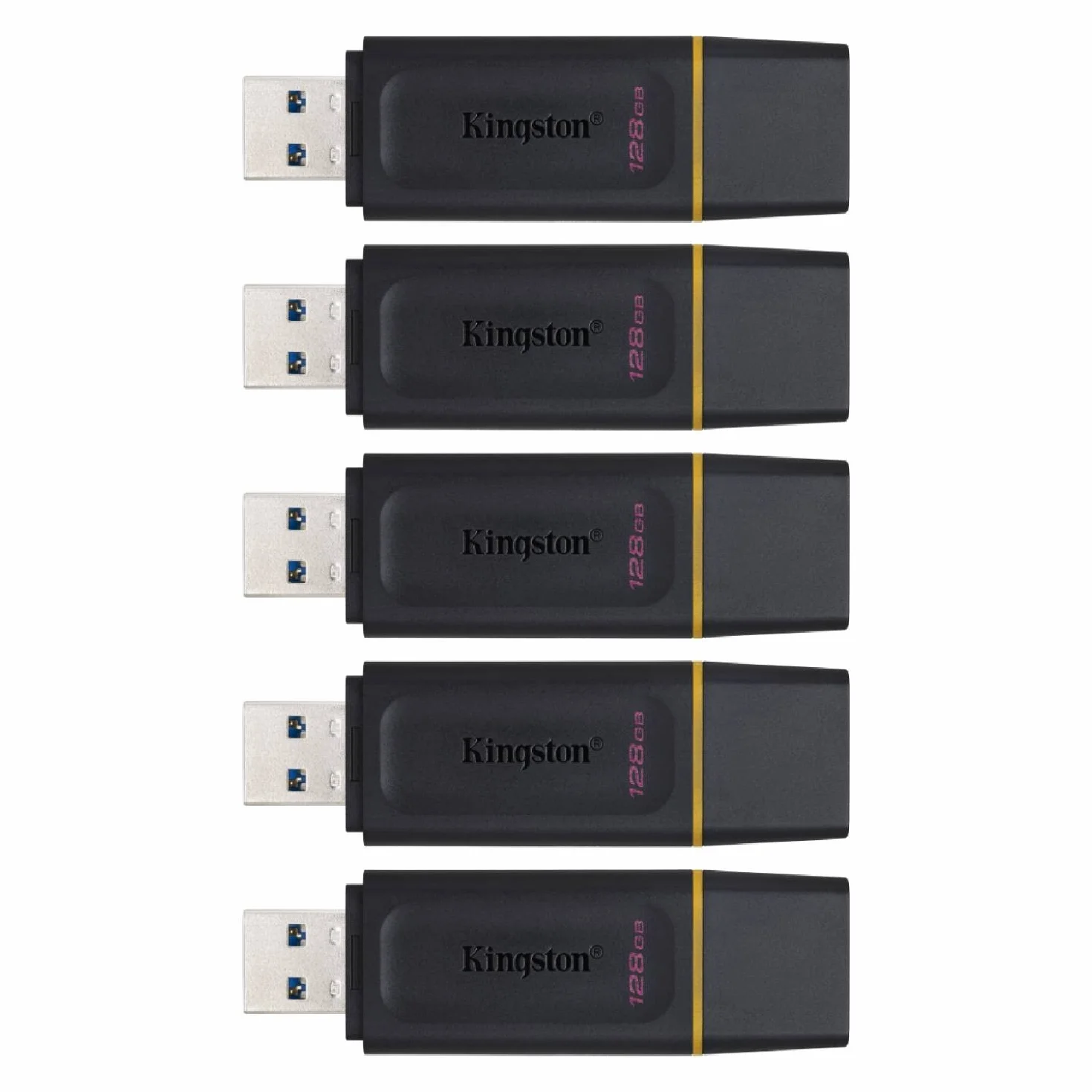 Kingston 128GB DataTraveler Exodia Flash Drive - DTX128GB (Pack of 5)