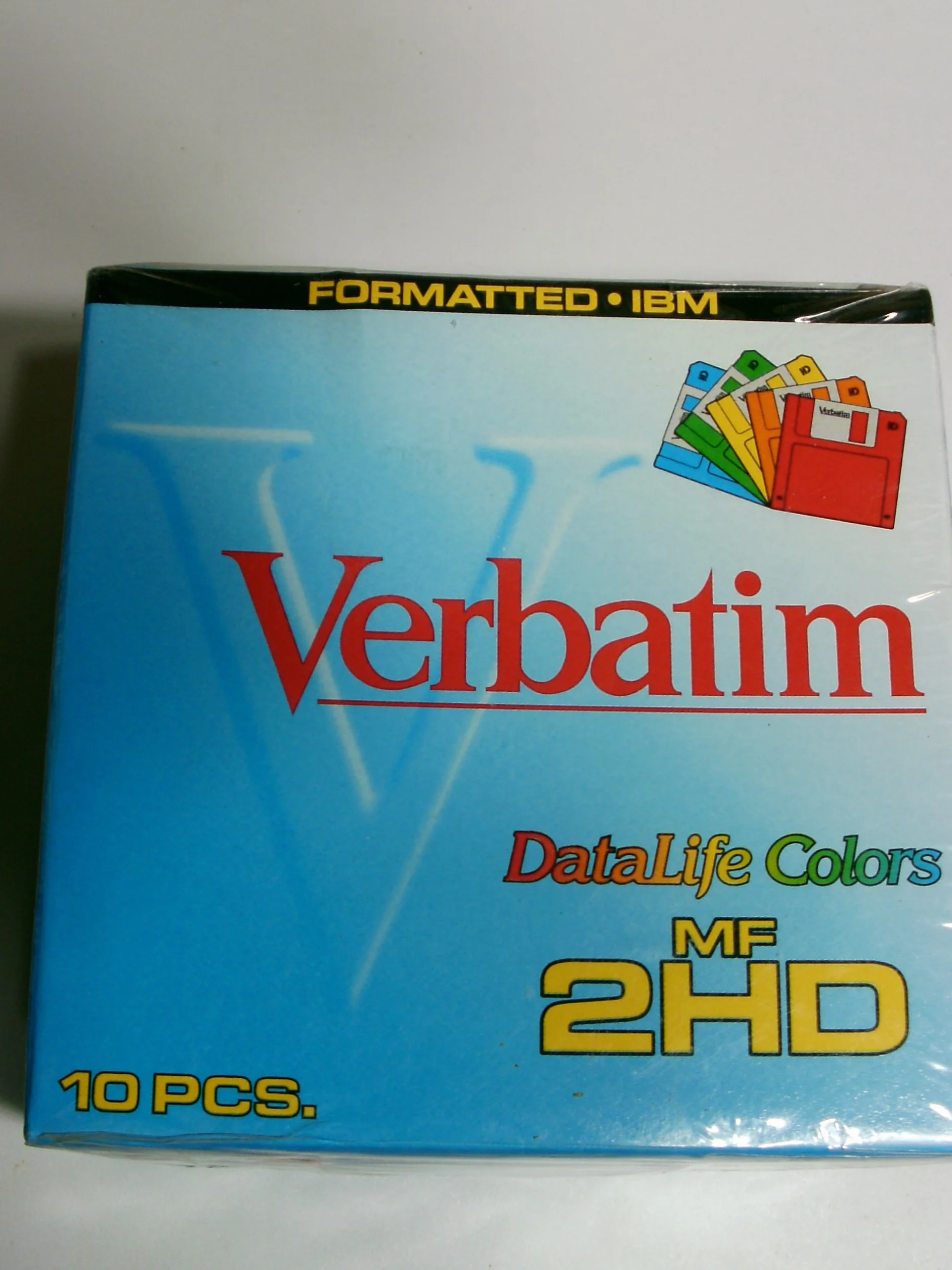 Verbatim Disquetes DataLife IBM Formatted Colour de 2 MB – Disquetes (2 MB) Multi
