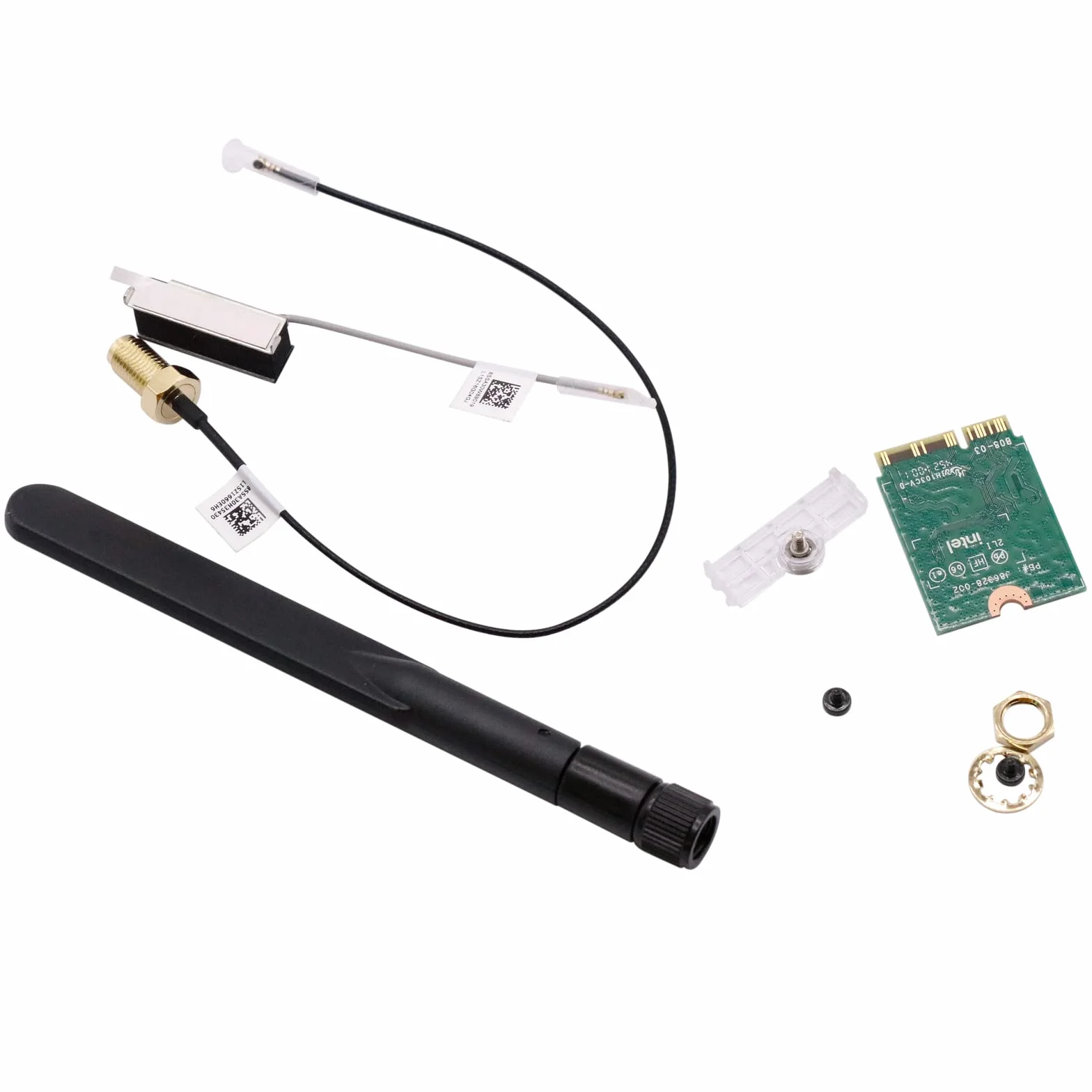 Kit de tarjeta de cable de antena WiFi reemplazo para Lenovo ThinkCentre M730Q M930Q M90Q P340 P350 P360 AX201NGW Tiny6 Tiny7 Tiny8