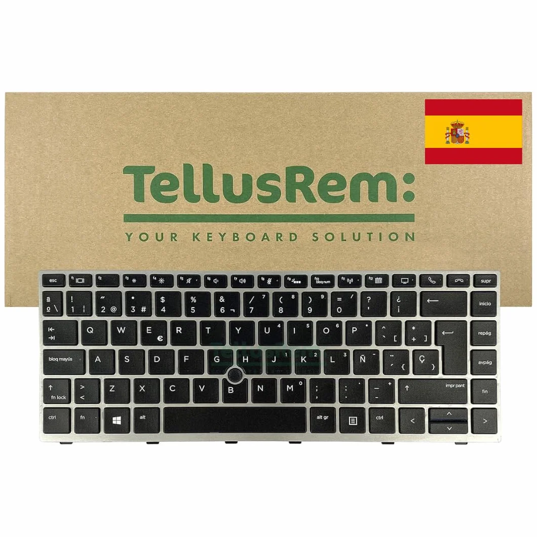 Teclado de respuesto Español retroiluminado para HP 840 G5, 840 G6, 745 G5, 745 G6, ZBook 14u G5, 14u G6
