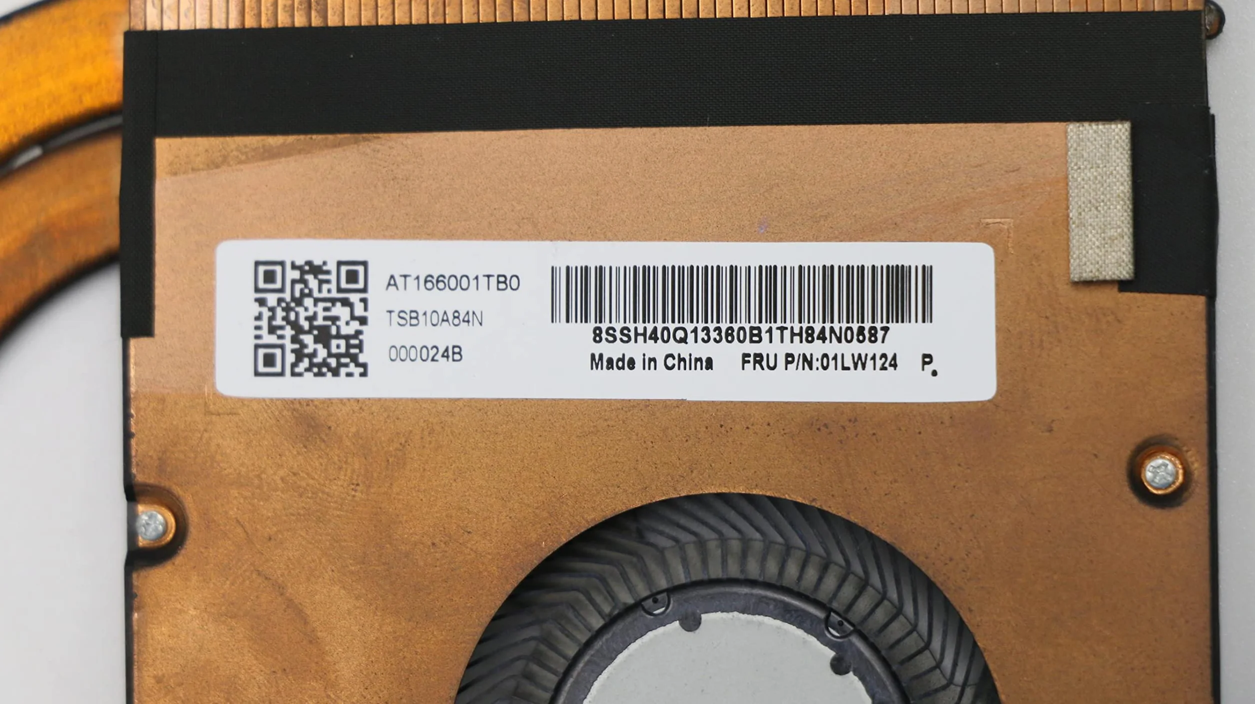 SWG DIS CPU Ventilador de refrigeración disipador Calor para Lenovo ThinkPad E480 E580 R480 Laptop 01LW124 01LW123 01LW122