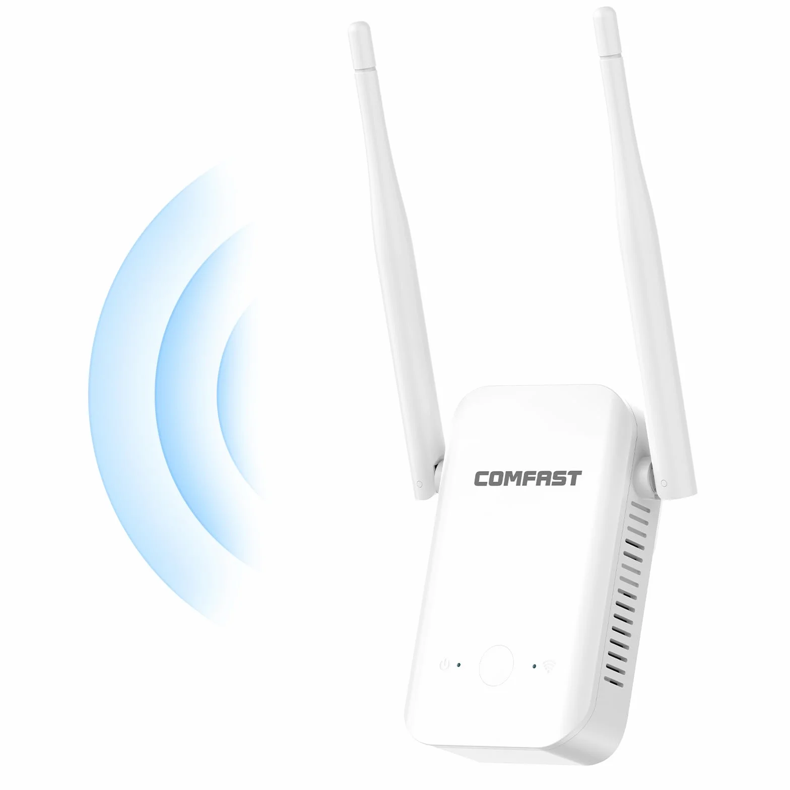 COMFAST - Repetidor WiFi potente, N300 Mbps Amplificador WiFi 2.4GHz | Repetidor WiFi Potente inalámbrico con antenas, WPS, Extender WiFi Compatible con todas las cajas de Internet