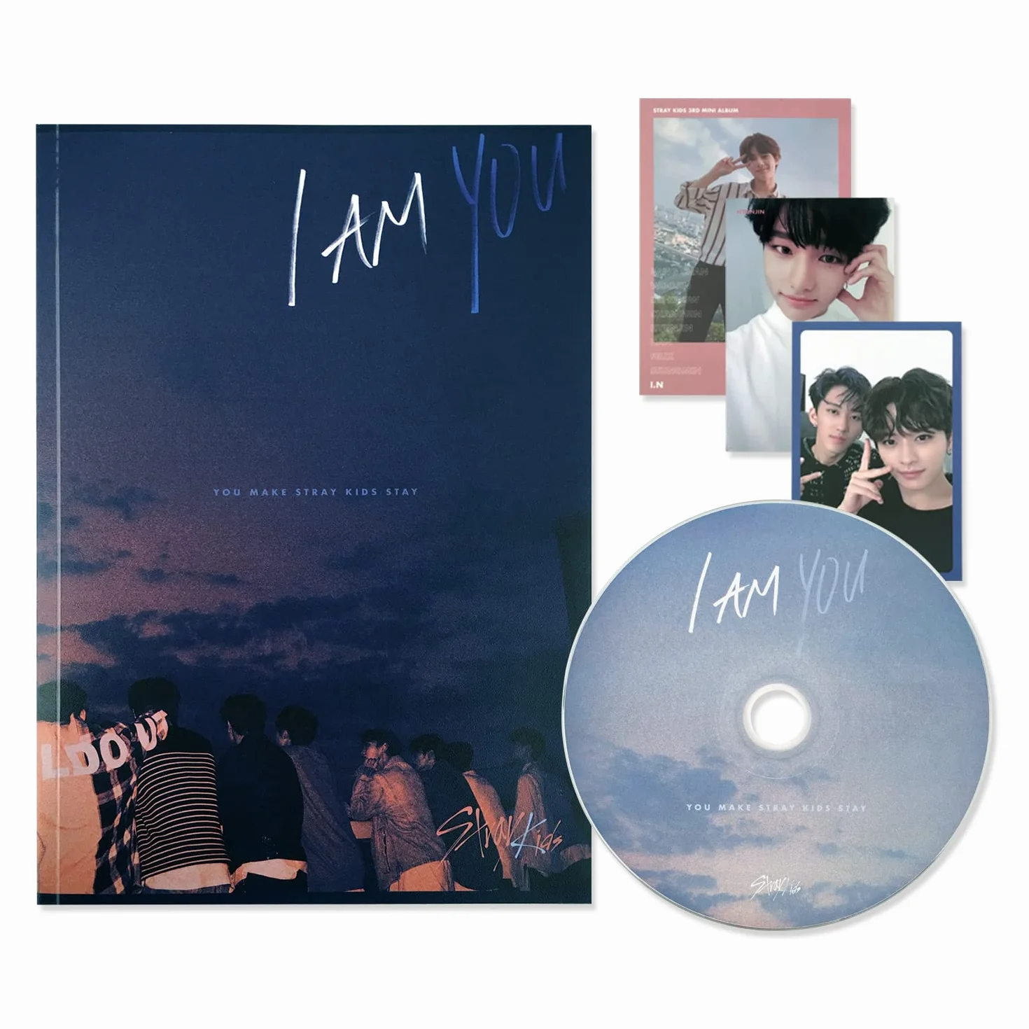 STRAY KIDS 3rd Mini Album I am YOU YOU Ver. CD Photobook QR Photocards