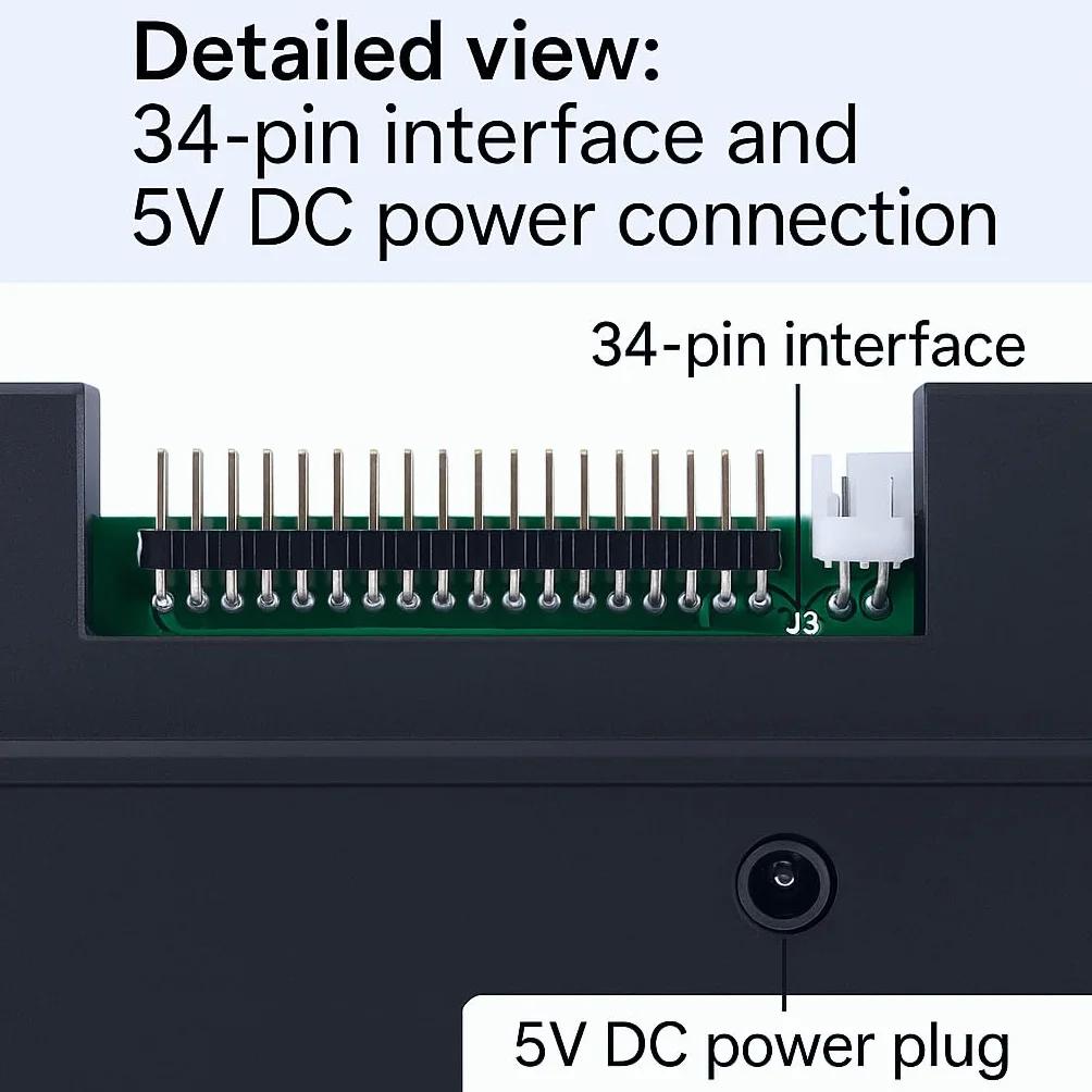 Unidad de disco Floppy-3.5 "1000 Unidad de disquete a simulación de emulador USB para teclado musical