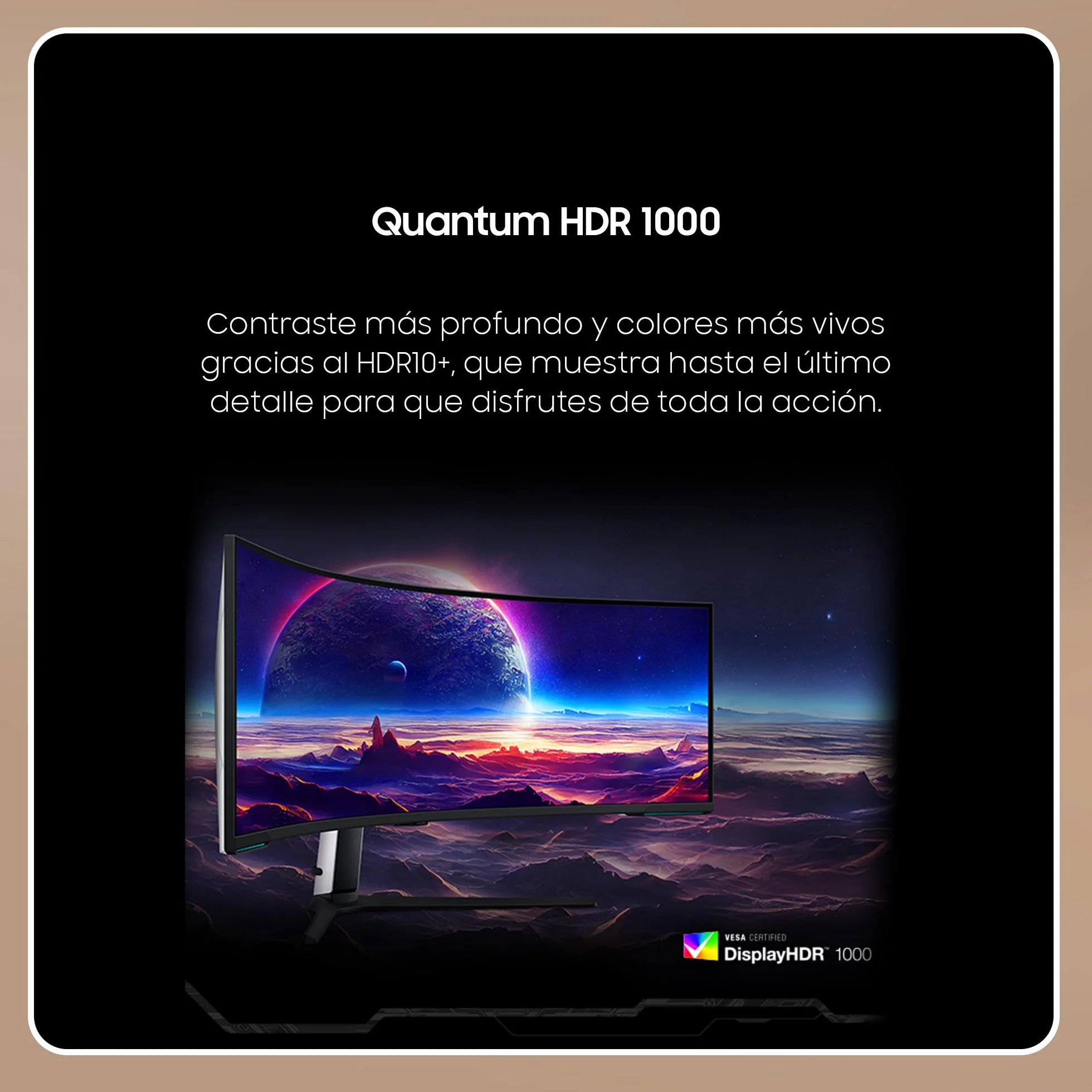 Samsung Odyssey Neo G95NC 57" Dual UHD Gaming Monitor, Quantum Mini-LED, 240Hz, 1ms, HDR 1000, FreeSync Premium Pro