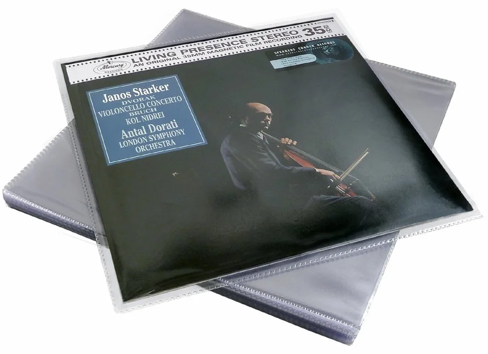 50 Fundas Exteriores PVC Deluxe para Discos de Vinilo LP/Ref.2989