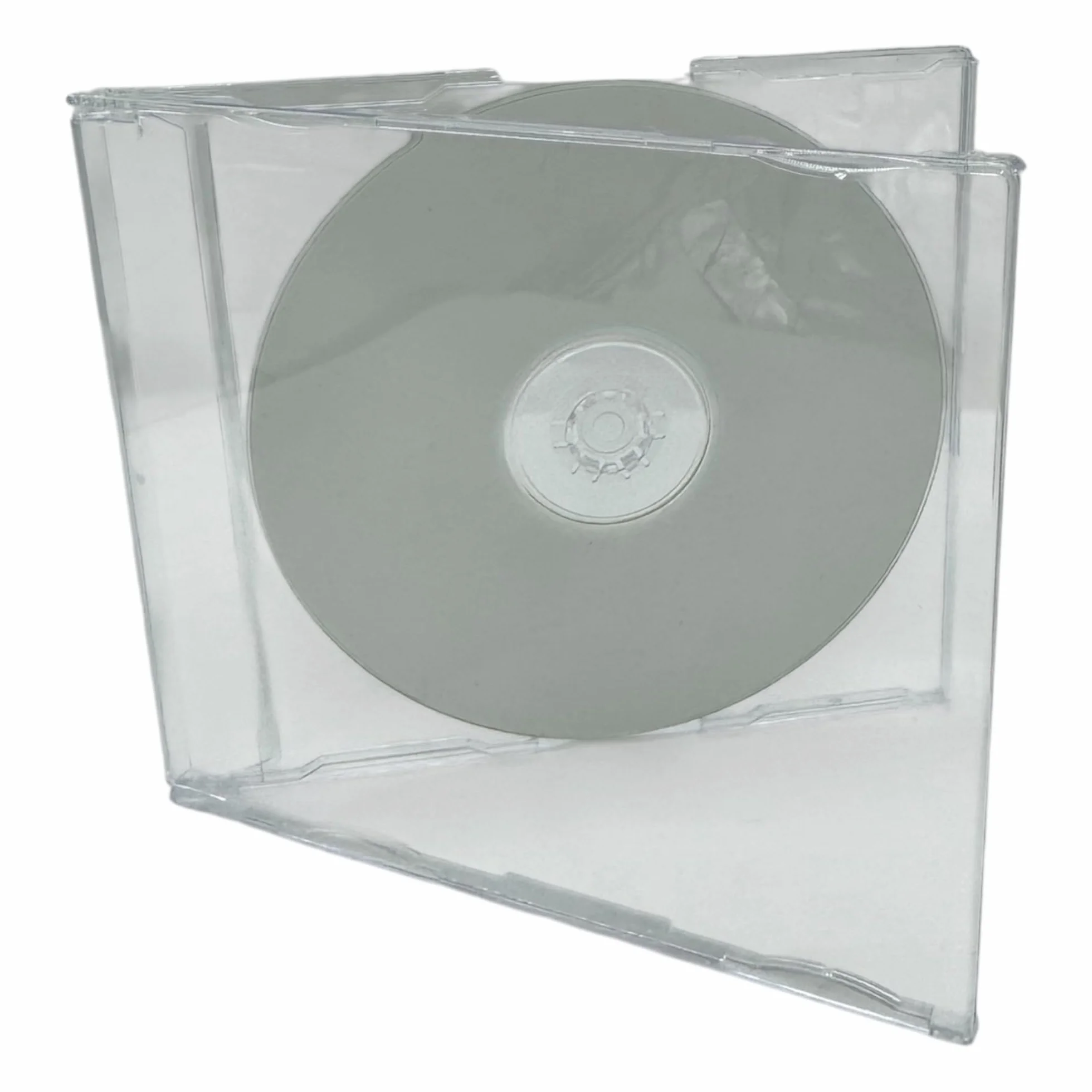 Fundas DragonTrading® para CD, de repuesto, transparentes, individuales, con lomo de 6 mm, 50 unidades