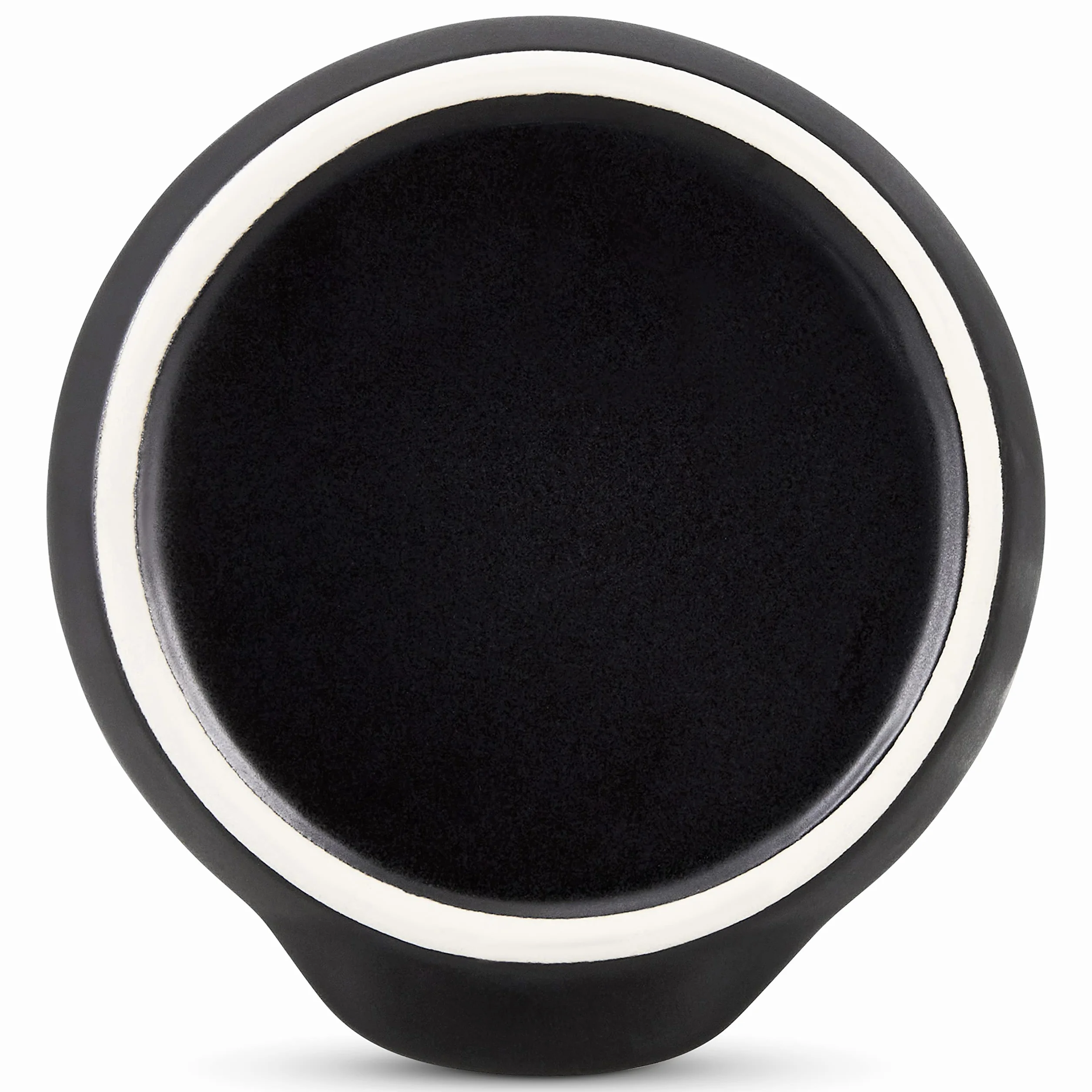 Cole & Mason Duxford Reposa Cucharas Cocina Negro/Gris Soporte Cuchara Madera 20mm x 105mm Cerámica