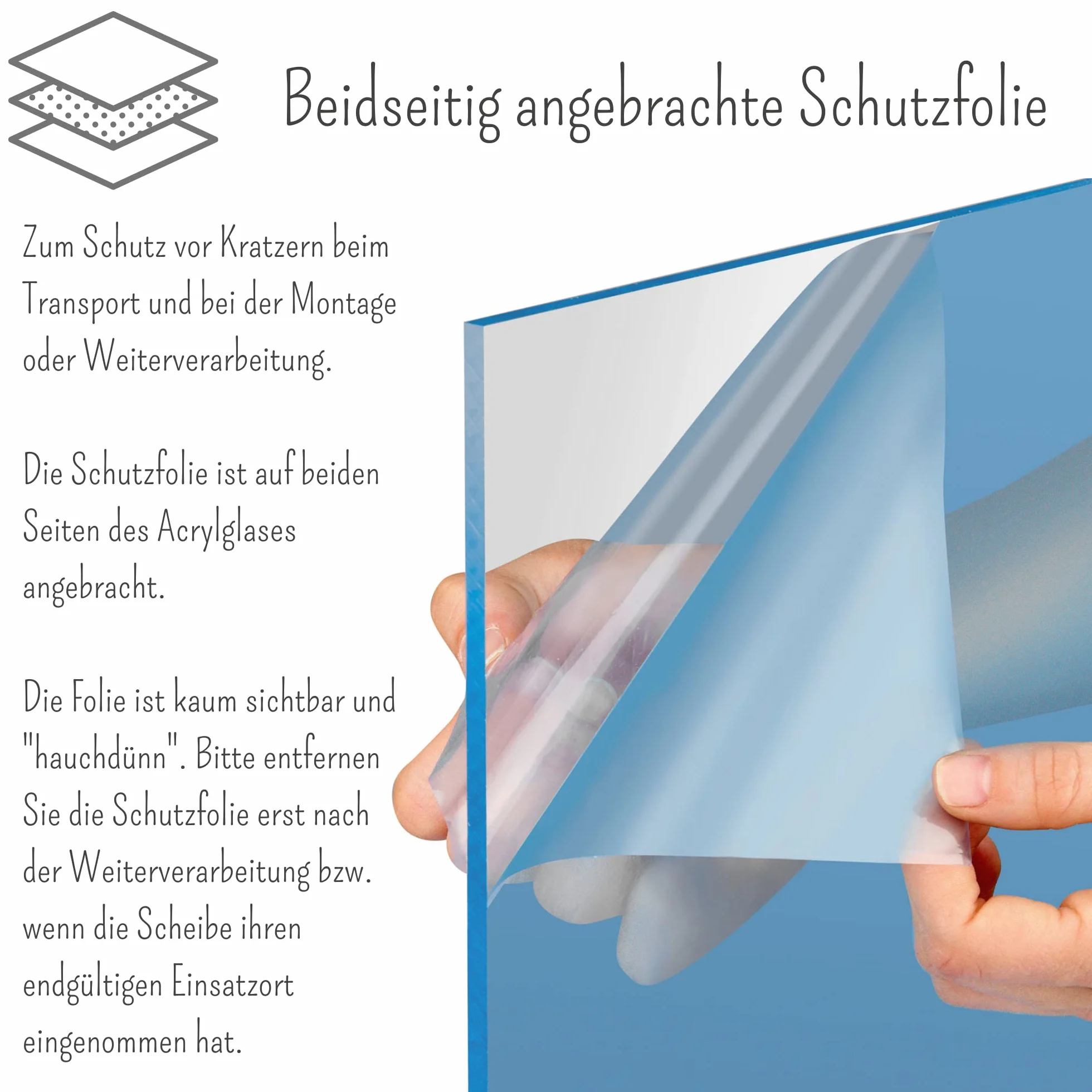 FRAMO Placa de cristal acrílico transparente 70 x 14 cm 3 mm grosor resistente a rayos UV