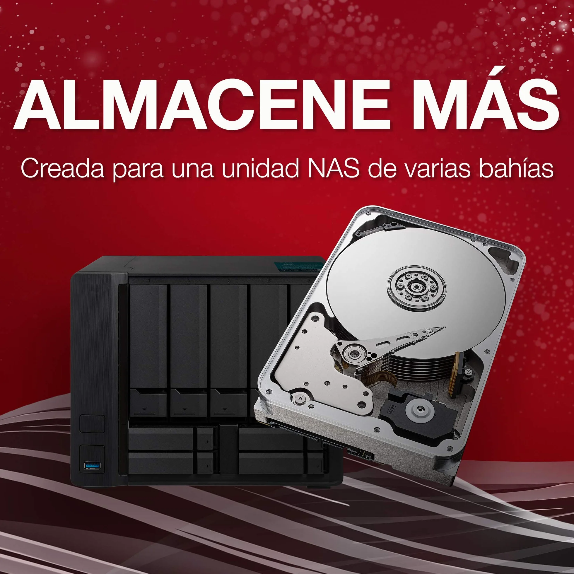Seagate IronWolf Pro, 16TB, NAS, Disco duro interno, HDD, CMR 3,5" SATA 6GB/s, caché 256 MB, almacenamiento RAID, 3 años Rescue Services (ST16000NE000)