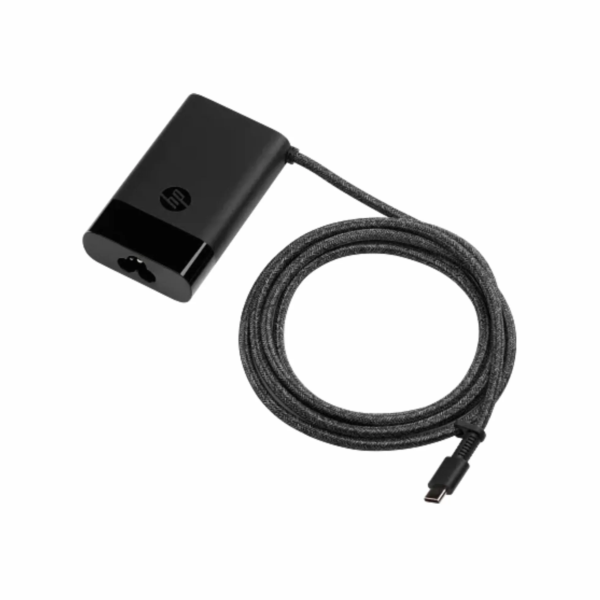 HP Cargador para Portátil USB-C de 65 W, Compatible con portátiles HP OmniBook y Otros Dispositivos con Puerto USB Type-C, Carga Rápida, Compacto, Negro