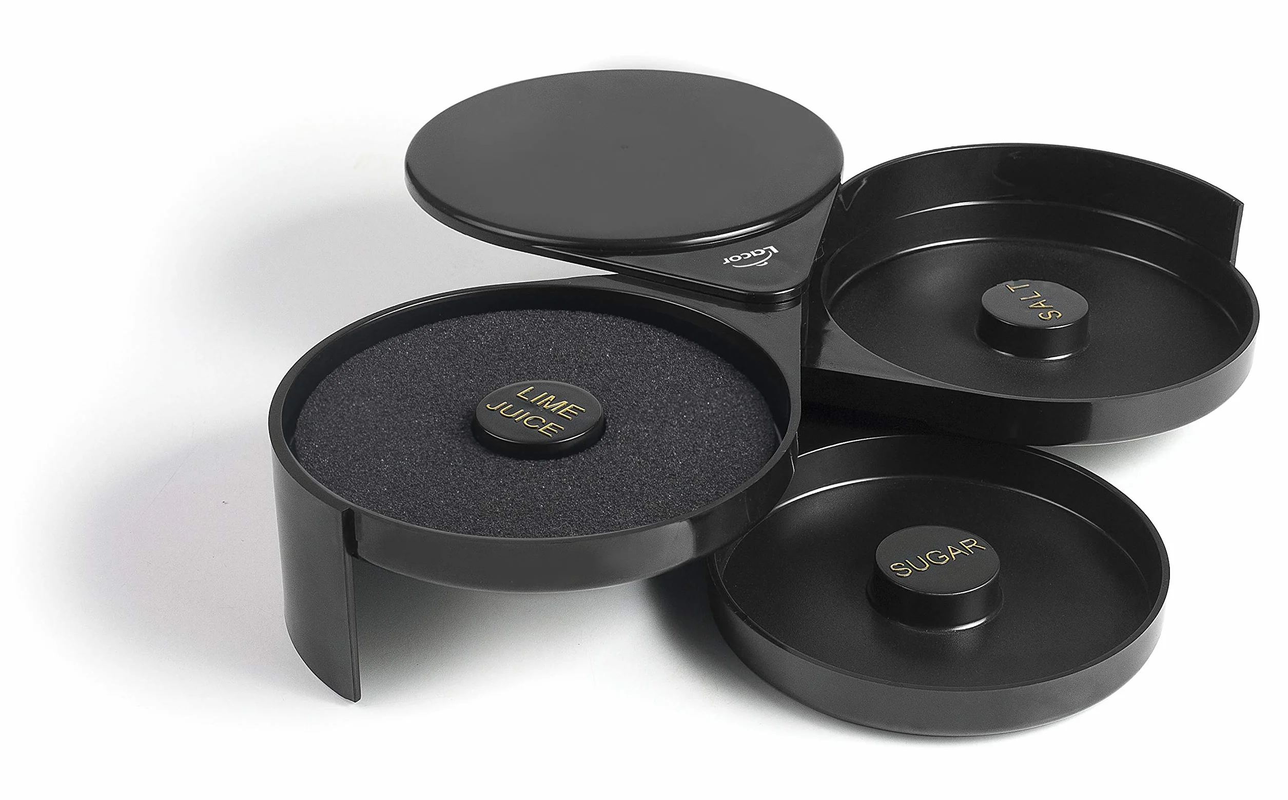LACOR Ribeteador de Copas y Vasos Plegable, Accesorio para cóctel Libre de BPA, 20x16x7.5 cm, ABS