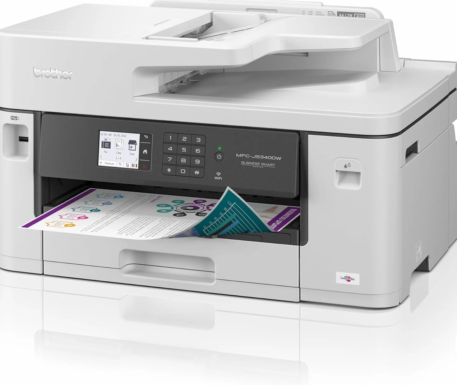 Brother MFC-J5340DWE Equipo Multifunción Profesional de Tinta A4 con Impresión hasta A3