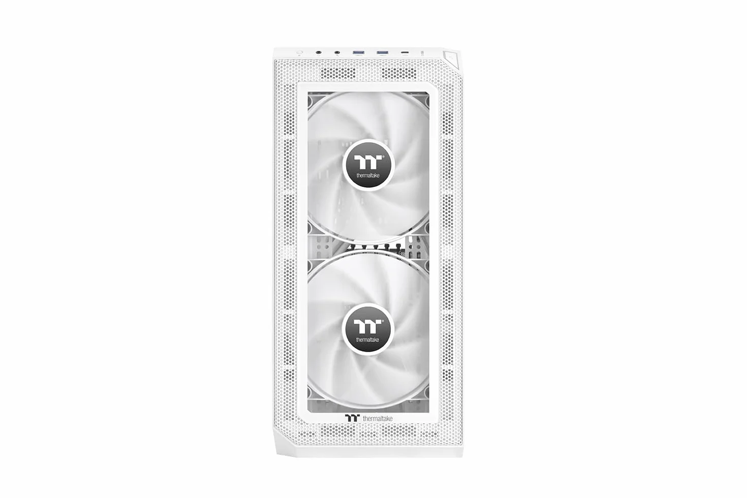 Thermaltake CT200 PC Cooling Fan | Ventilador PWM de 200mm | 1 Unidad | Diseño de Cable Modular | Rodamiento Hidráulico Silencioso | Blanco Nieve