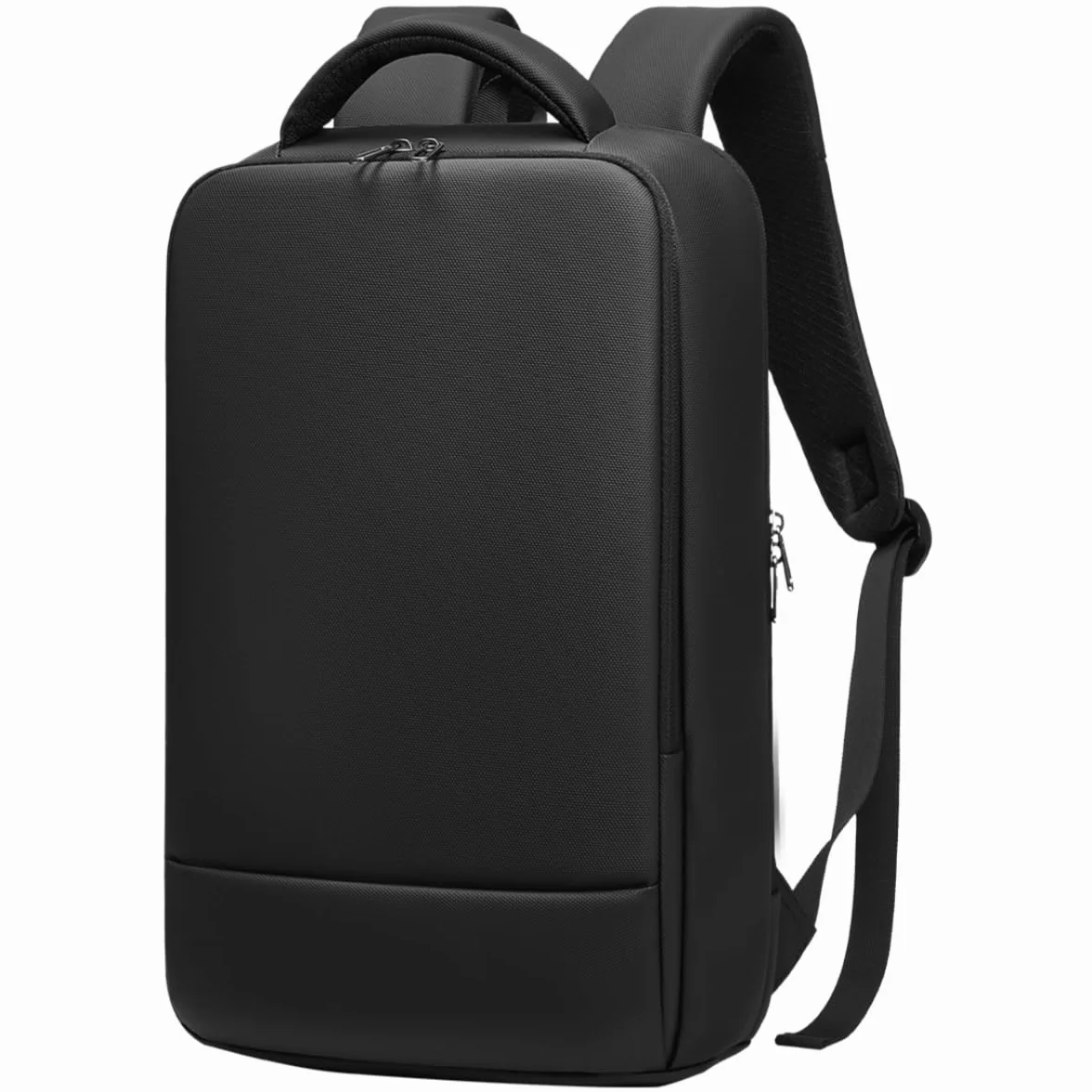 Mochila Portatil 15.6 Pulgadas Mochila Trabajo Hombre Antirrobo Impermeable Bolsa Compacta para Negocios Escuela Oficina Trabajo Exterior-Negro
