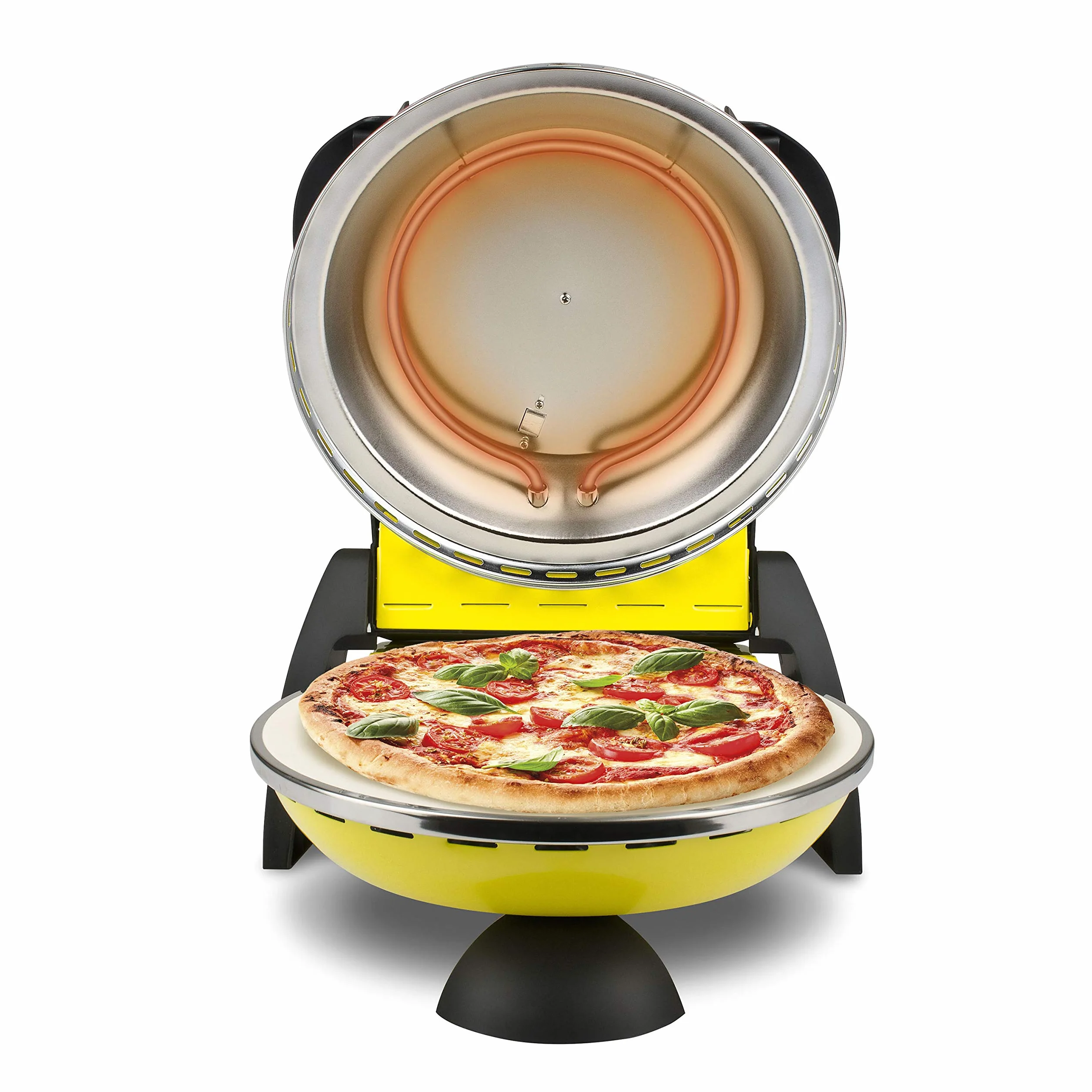 G3 Ferrari G10006 Pizza Express Delizia Horno Pizza 1200W 400°C Amarillo