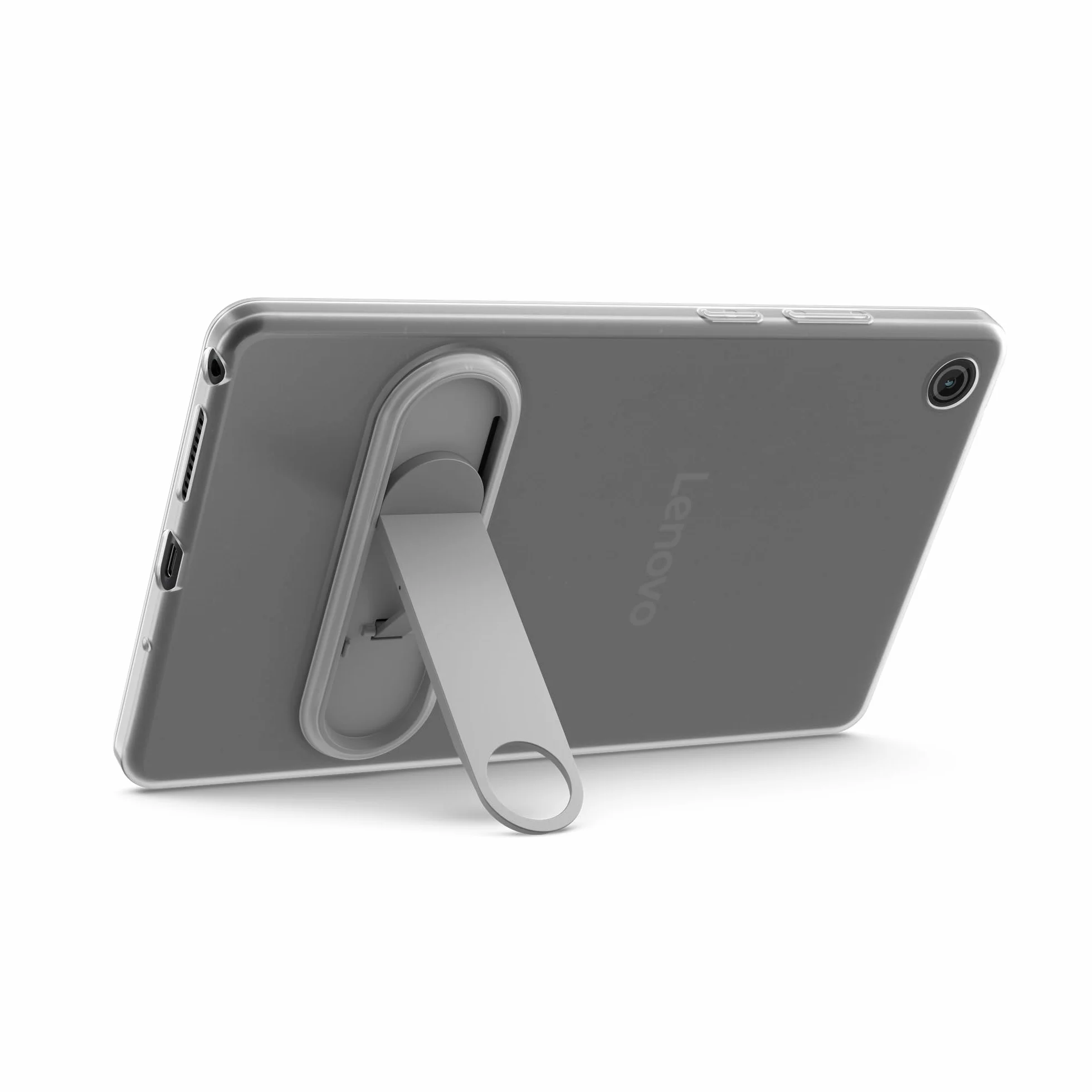 Lenovo Tab One - Pantalla HD de 8,5 Pulgadas (1340 x 800), procesador MediaTek Helio G85, 4 GB de RAM, 64 GB de Memoria, WiFi 5, Tablet Android 14, Funda Transparente incluida - Luna Grey