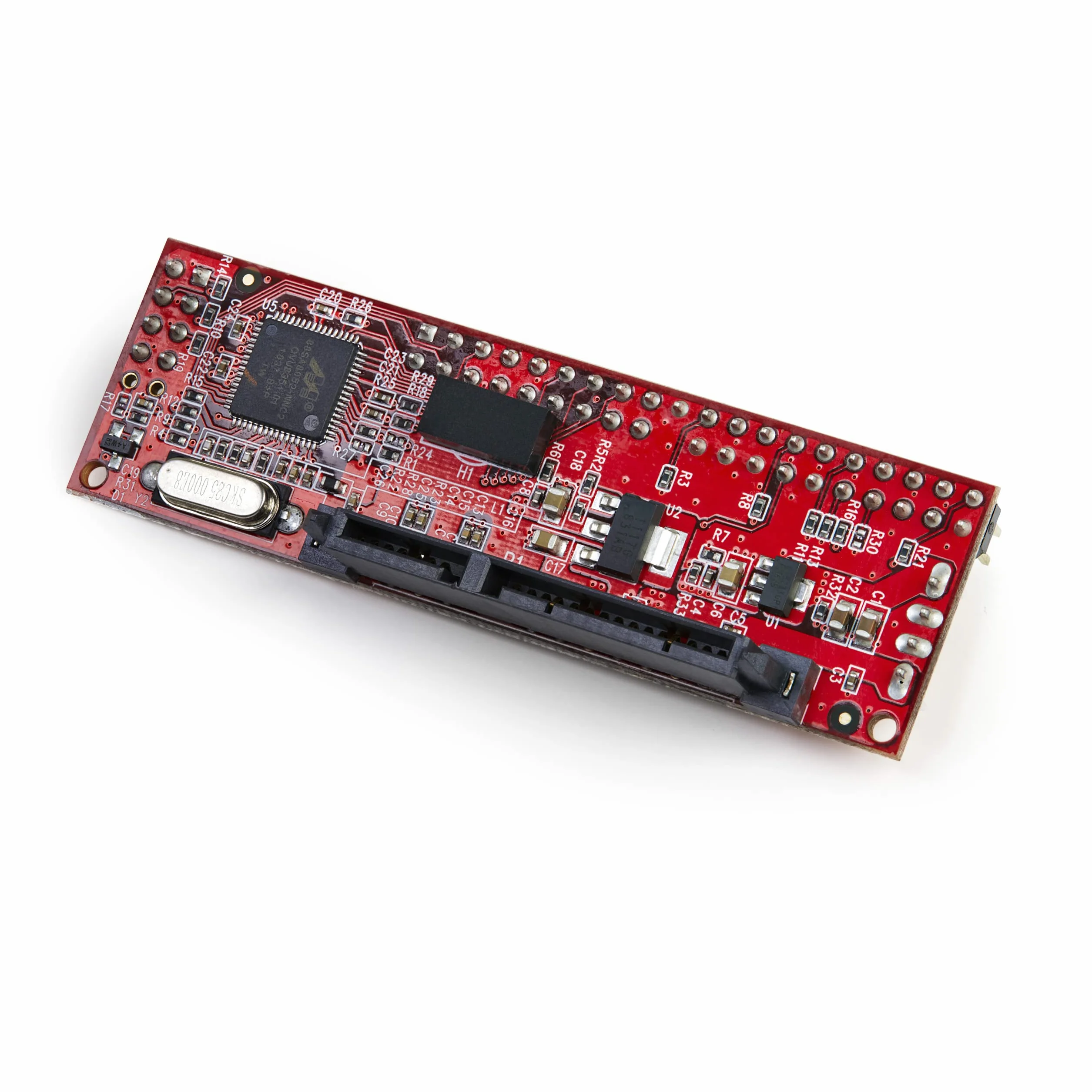 StarTech.com Conversor Adaptador IDE PATA de 40 pines a SATA - Convertidor para Disco Duro SSD - 1x IDE Macho - 1x SATA - 1x SP4 Macho (IDE2SAT2)