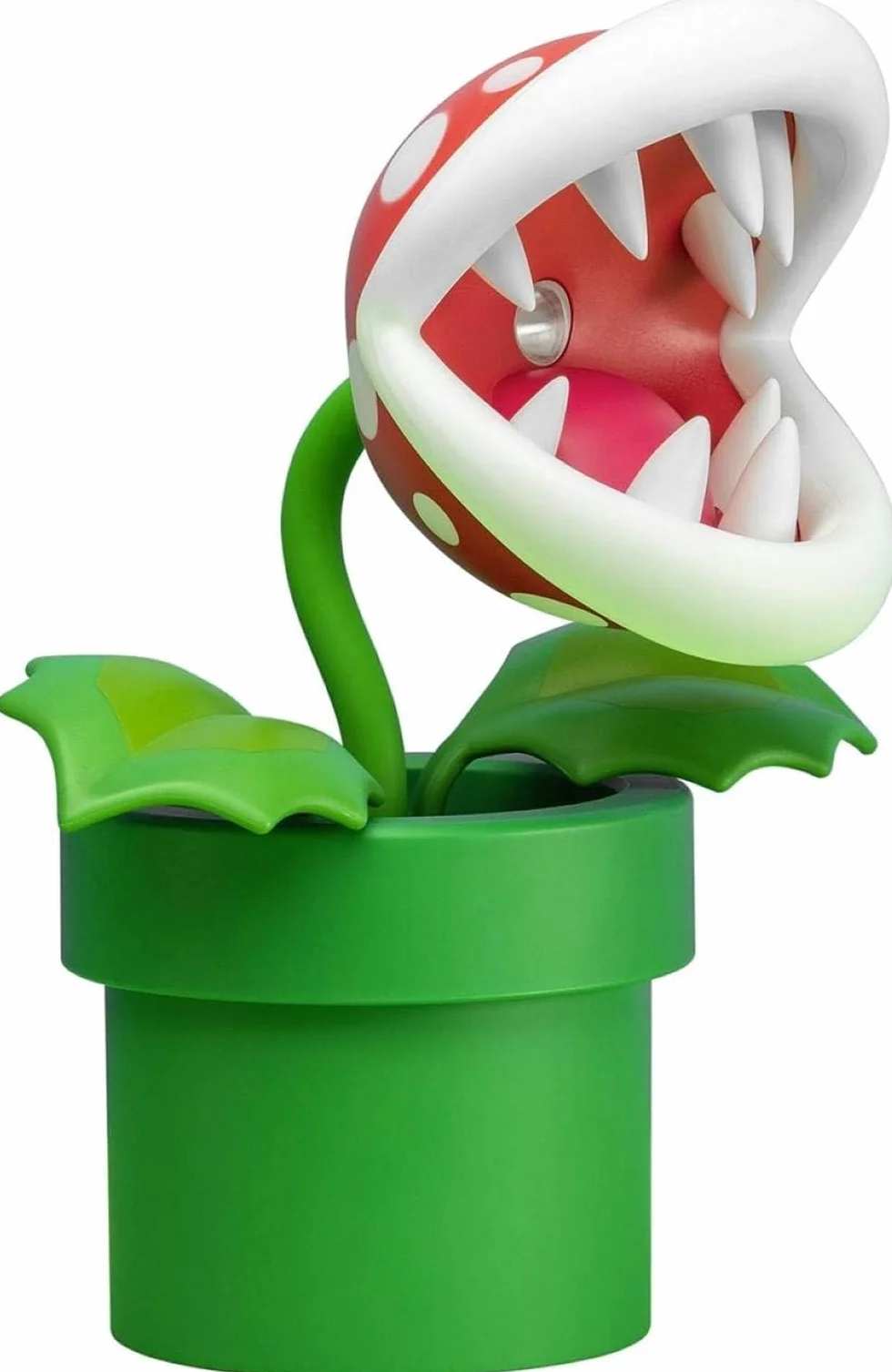 Paladone Lámpara Piraña Super Mario Bros - Lámpara LED Oficial con Cabeza Móvil, 33cm, Funciona con USB