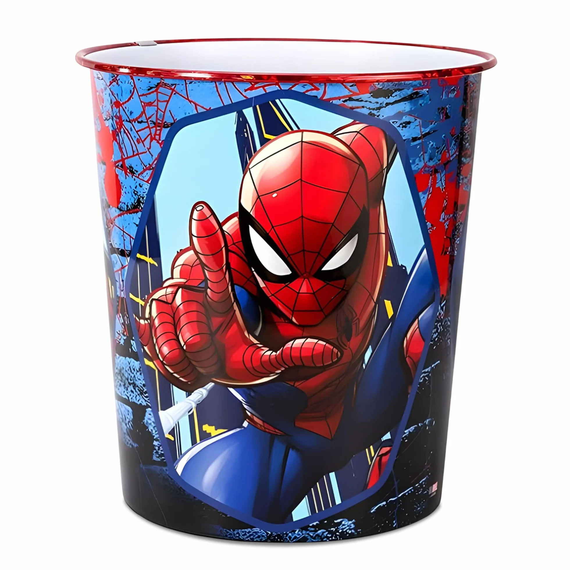 Spiderman - Cubo de basura para niños, para dormitorio, estudio, escritorio