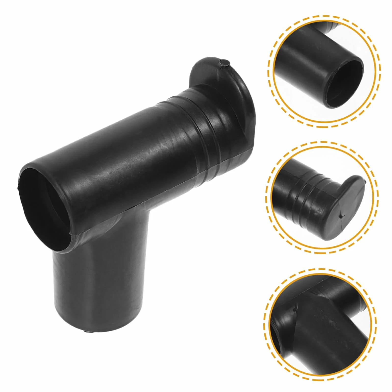 Conectores para Tendederos Plegables en Ángulo Recto de Plástico Negro 2 Piezas Recambio Perchero Duradero