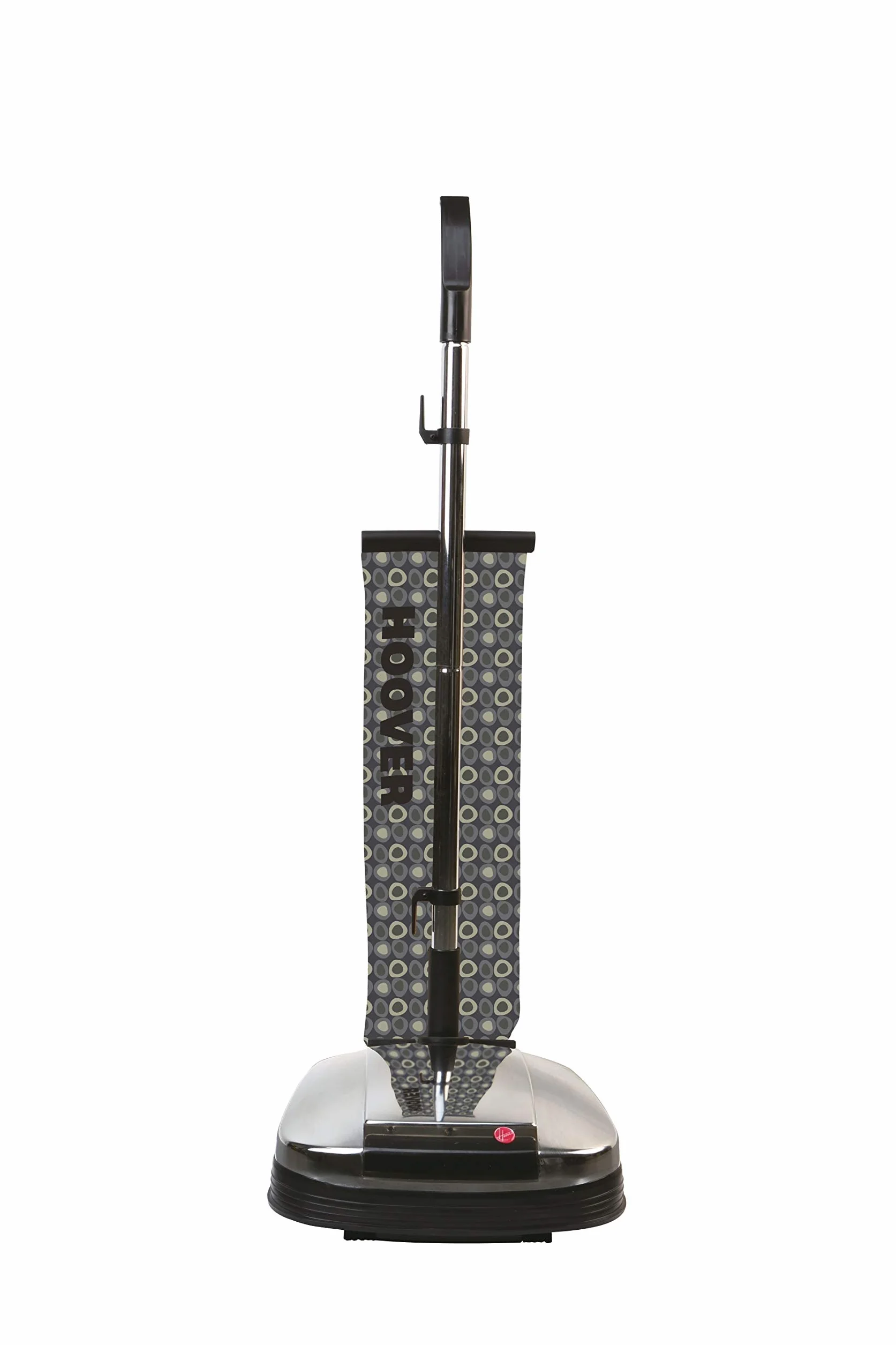 Hoover F3870/1 Enceradora pulidora de suelos, Función aspirador, Potencia 700W, Luz frontal, 2 bolsas, Cable 5 m, Ruedas traseras, Plástico, Acero cromado, Cromado, 700W