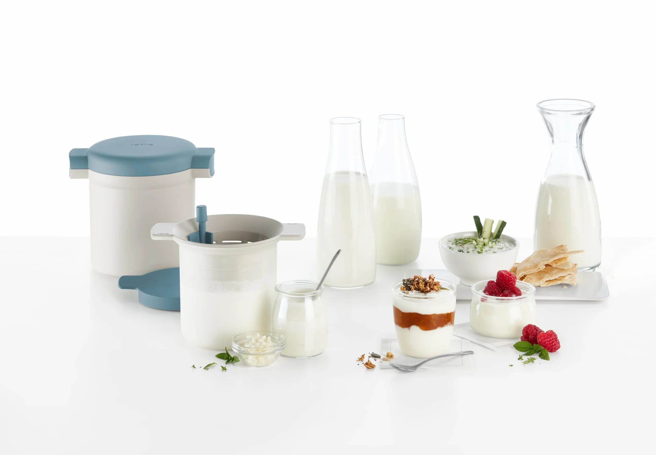 Lékué Utensilio para hacer Yogurt y Kéfir casero