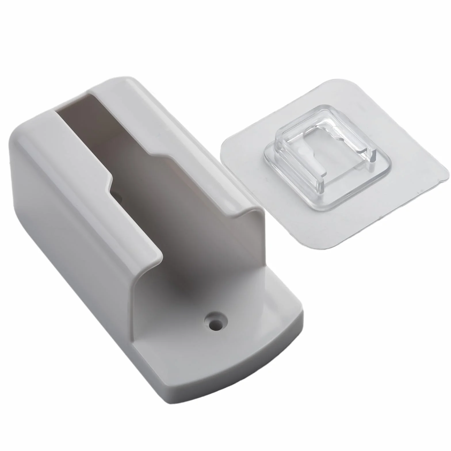 Soporte universal para control remoto montado en la pared, organizador de almacenamiento para aire acondicionado, TV, teléfono de plástico