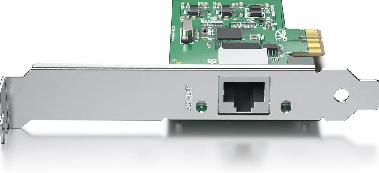 ipolex Tarjeta de red Ethernet 1.25G, 1x puerto RJ45 +, NIC de 10GbE en comparación con Intel EXPI9301CT, compatible con Windows Server/Windows/Linux/VMware (no compatible con VMware ESXi 7.0, Mac OS)