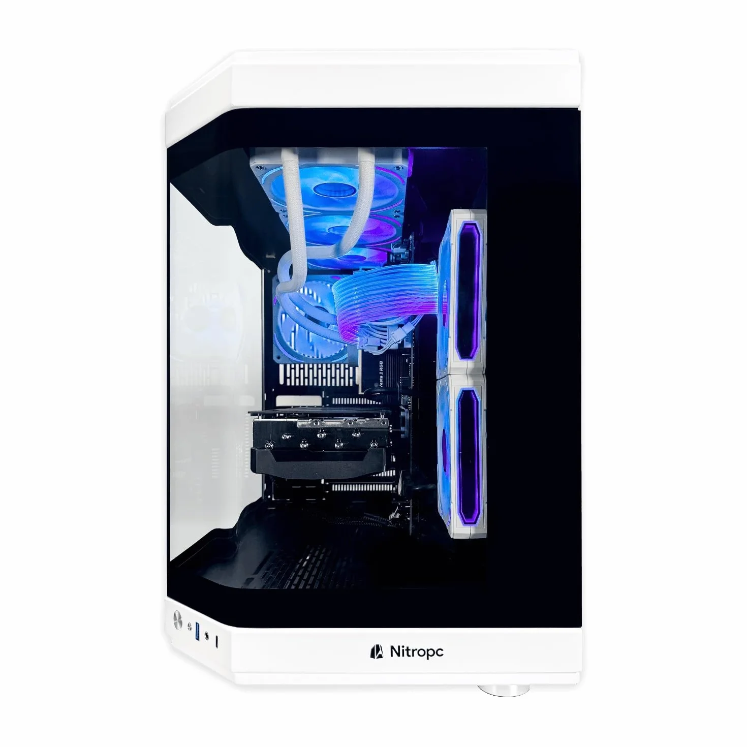 NitroPC - PC Gaming Boost (AMD Ryzen 7 7800X3D 8/16 5.6GHz, RTX 5070 Ti 16GB, RAM 32GB RGB, M.2 2TB, Windows 11 Pro, WiFi) Ordenador de sobremesa, PC Gamer