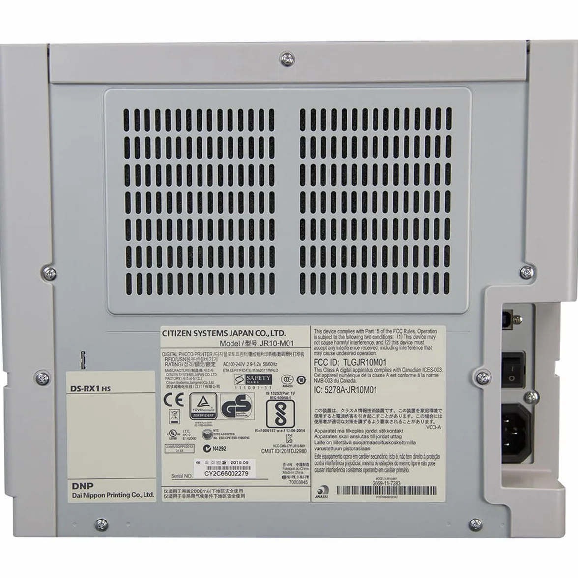 DNP RX-1HS - Impresora fotográfica, Color Blanco