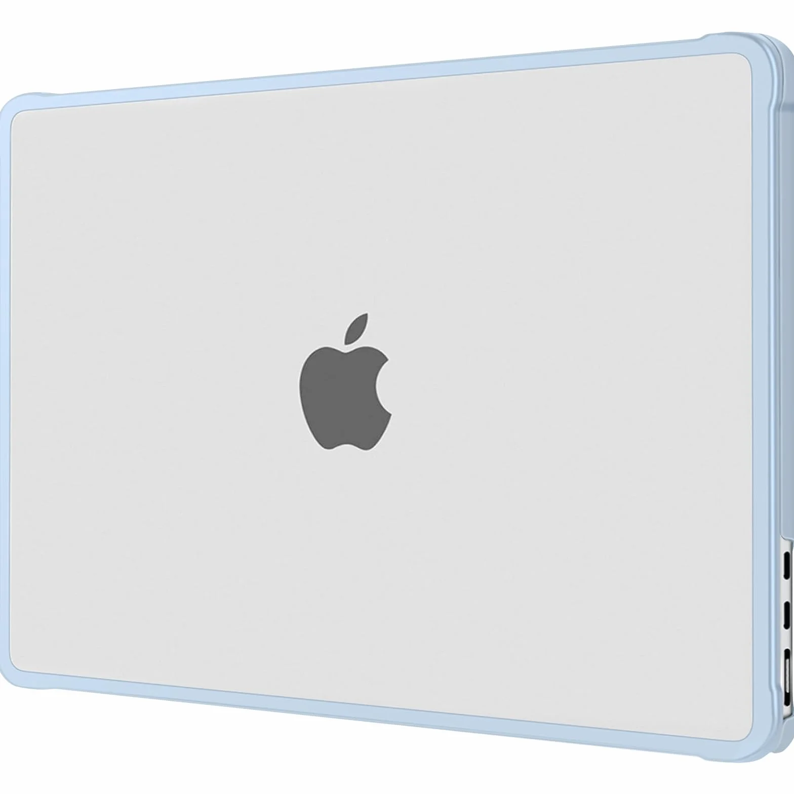 MOSISO Funda Compatible con MacBook Air 13 Pulgadas 2026-2022 M5 A3449 M4 A3240 M3 A3113 M2 A2681, Cierre Hermético Antigrietas&Antihuellas Carcasa para MacBook Air 13,6 Pulgadas,Azul Celeste