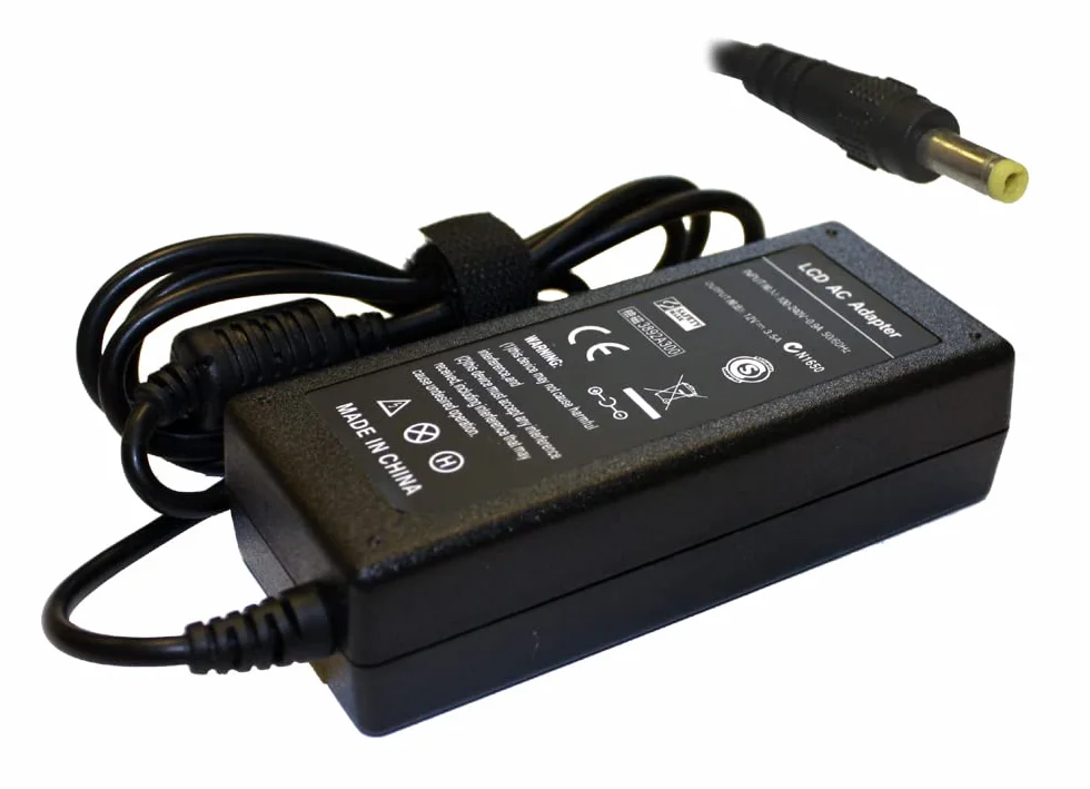 Power4Laptops Adaptador Fuente de alimentación portátil Cargador Compatible con Samsung Q25