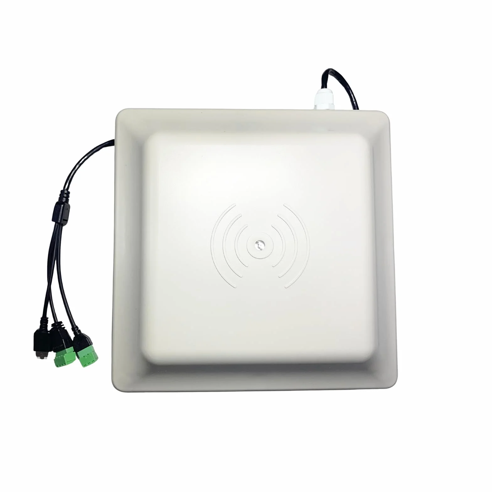 YANZEO SR681 - Lector RFID UHF de 6 m de largo alcance para exteriores, IP67 8dbi, antena USB RS485 Wiegand26/34 salida UHF lector integrado