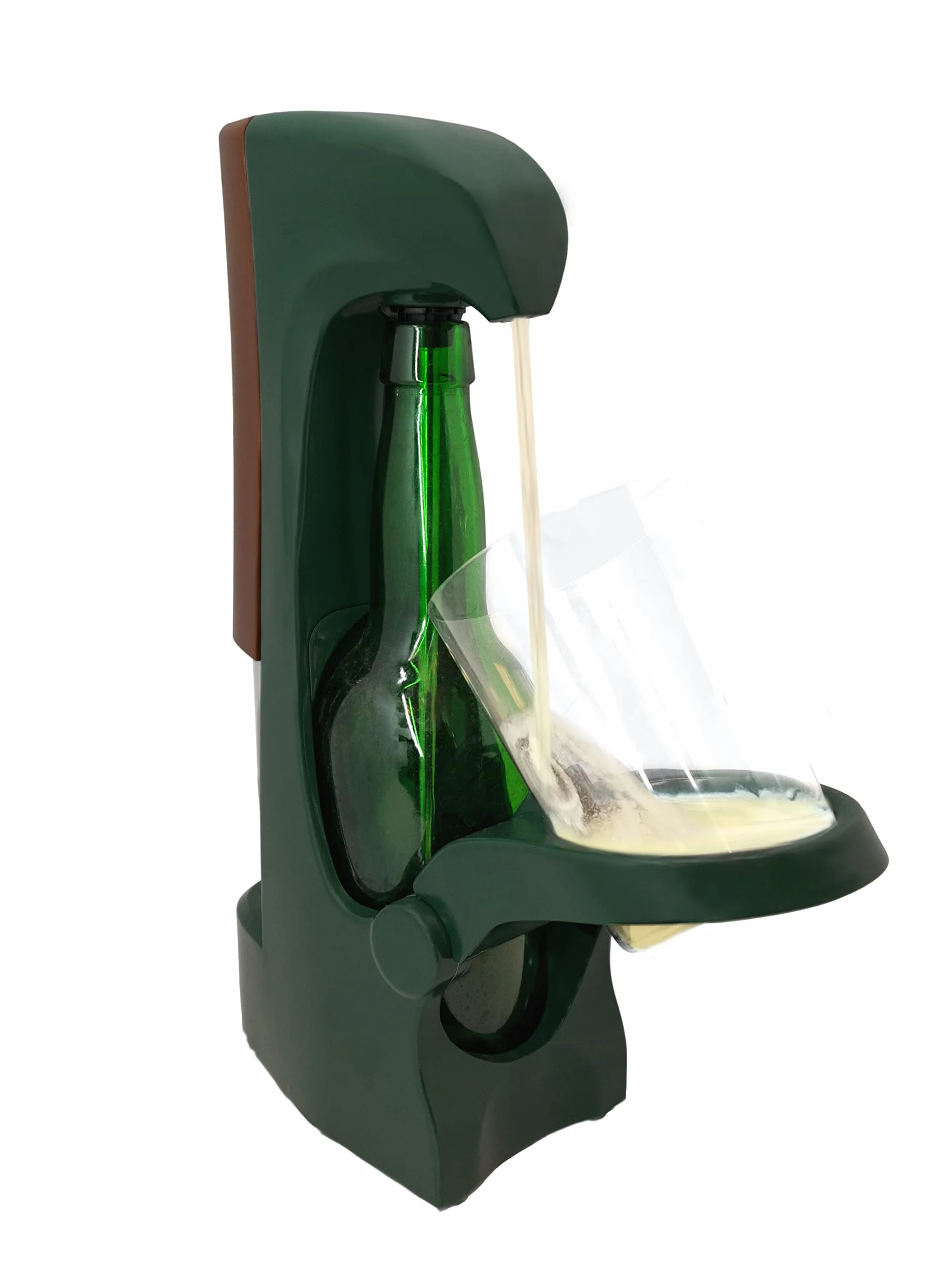 VB VIN BOUQUET FIA 936 Escanciador de Sidra Manual Plis Plas, Incluye Adaptador de Botella Vasca, Verde