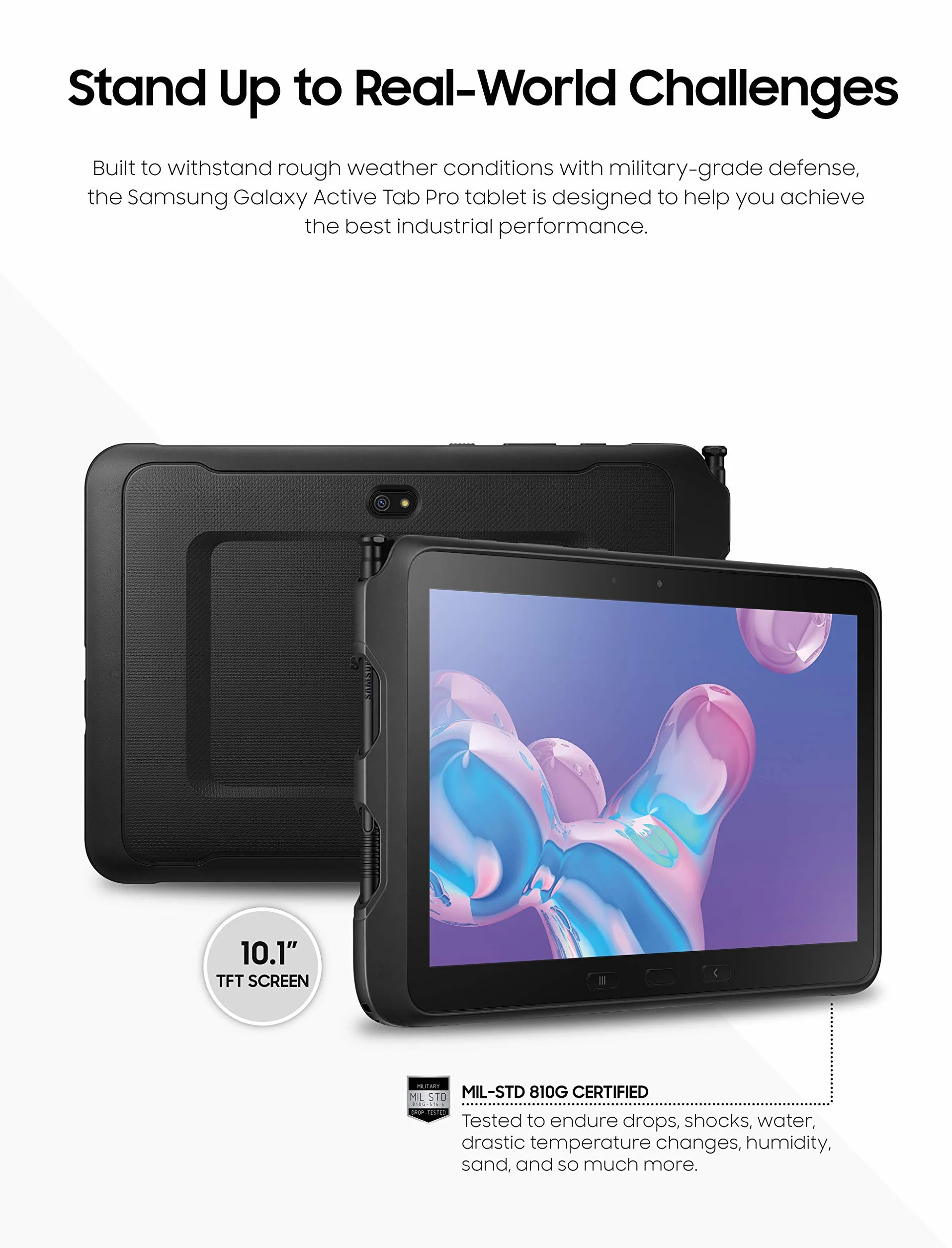 Galaxy Tab Active Pro WiFi 10.1" 64GB Czarny Reacondicionado