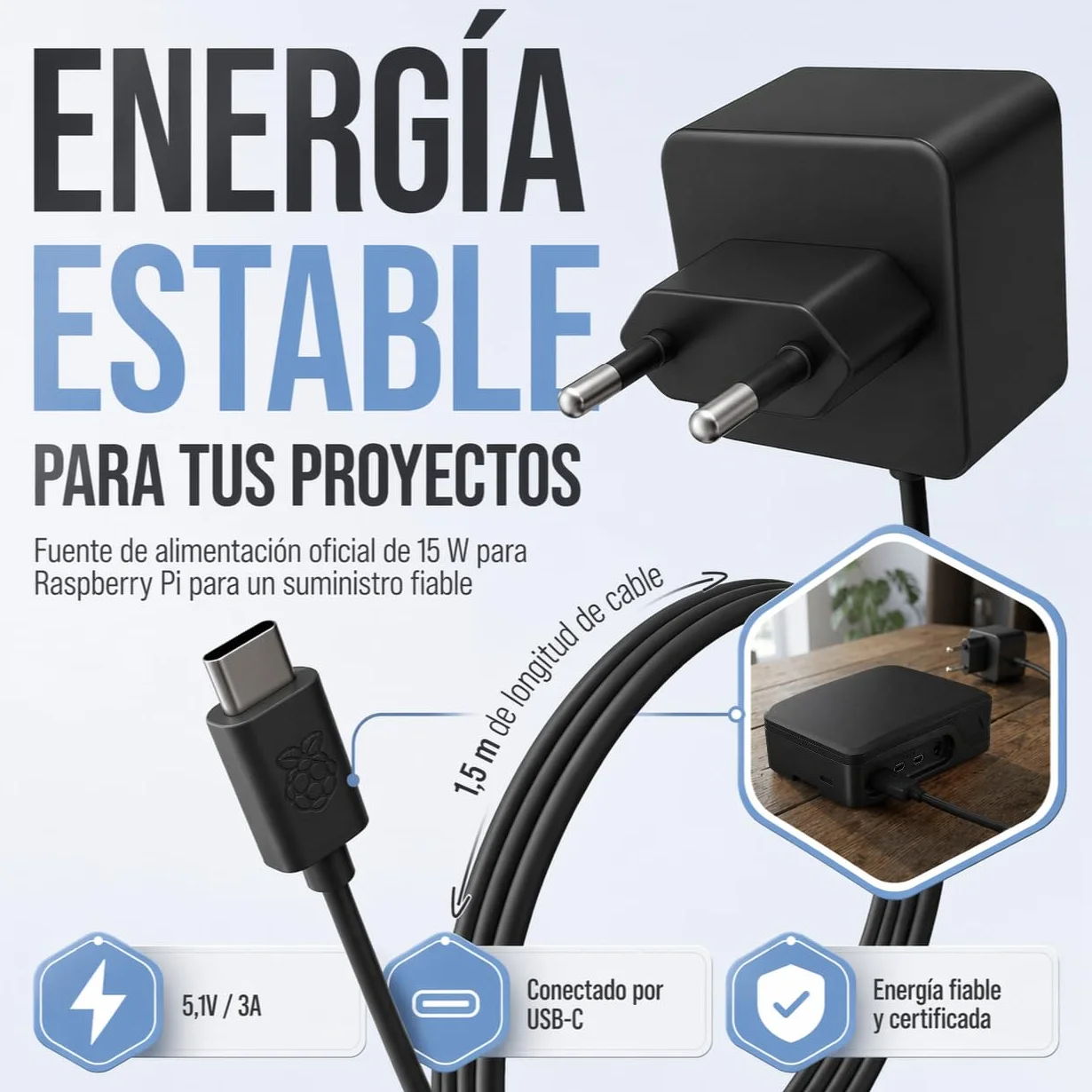 db-tronic Raspberry Pi 4 4 GB Starter Kit | Edición Negra 64 GB | Alimentación 15 W | Carcasa | Micro HDMI 4K | Disipadores | Lector USB | Ideal para Home Assistant y el Smart Home