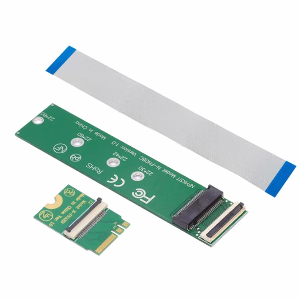 Cable de Conexión SSD con Interfaz de Clave A+e, WiFi A M.2, Interfaz de Clave M, FPC, Tarjeta Adaptadora NVME NGFF