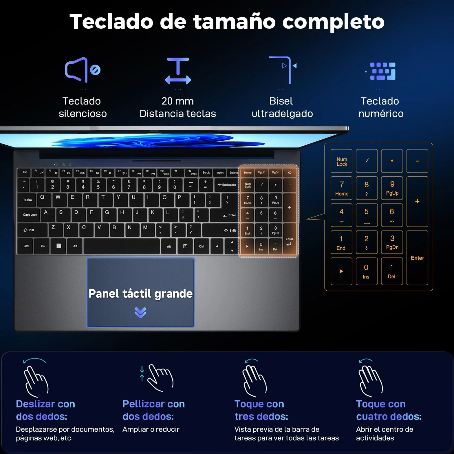 BMAX 15,6 Pulgadas Ordenador Portátil Procesador N95 hasta 3,4 GHz PC Portátil 12GB LPDDR5 RAM 512GB SSD 1920x1080 FHD Notebook Win 11 Laptop USB 3.2x2, WiFi5, Mini HDMI, Película Protectora Español