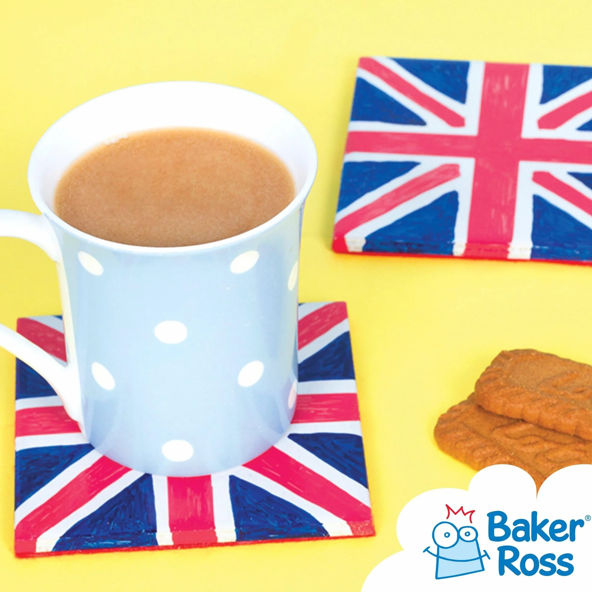 Baker Ross Haz Tus Propios Posavasos Azulejos de Cerámica para Niños Artes y Manualidades
