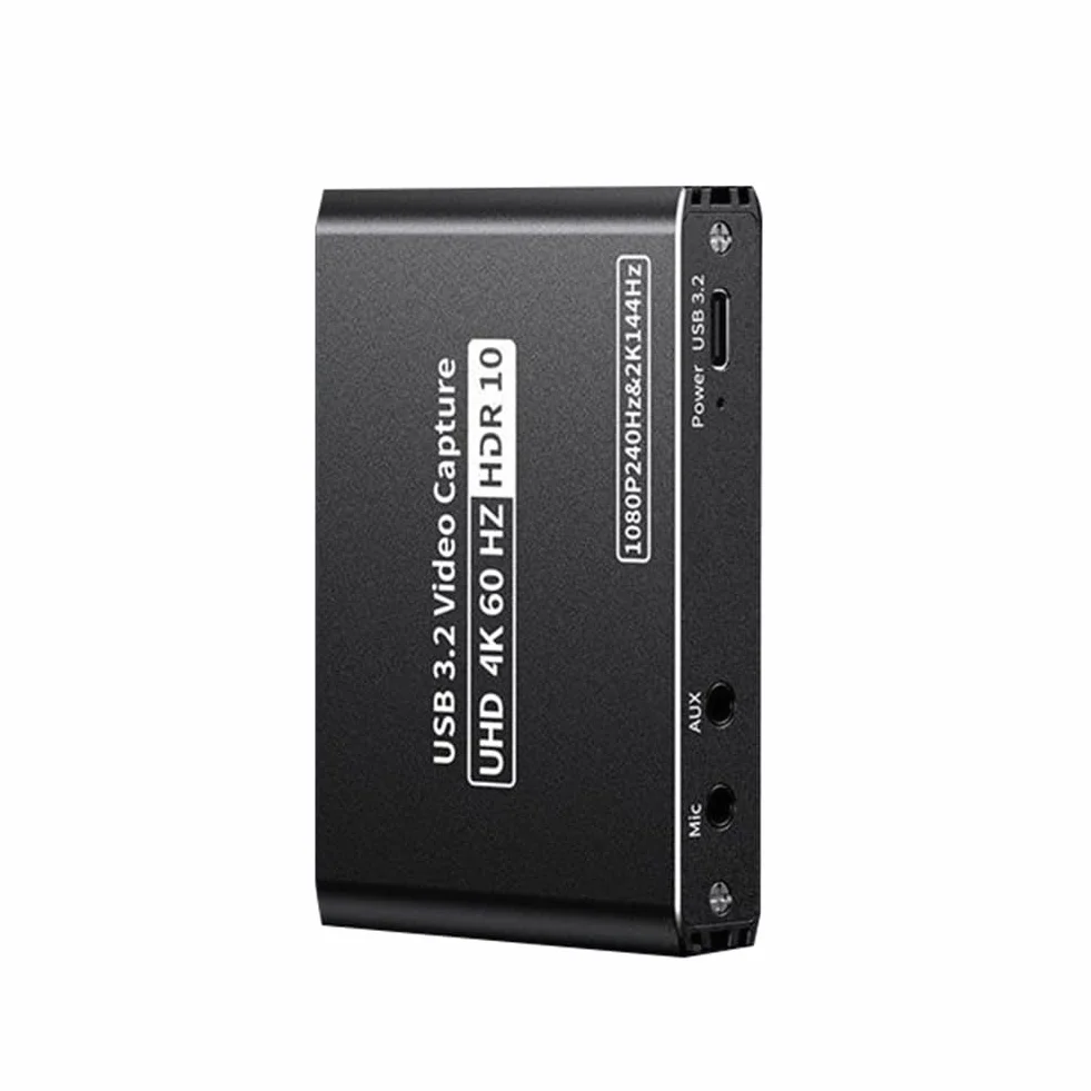Tarjeta de Captura de Video Compatible con 4K 60 Fps 1080P 240 Fps, Omite HDCP, Cámara HDTV con Grabador de PC en USB 3.2