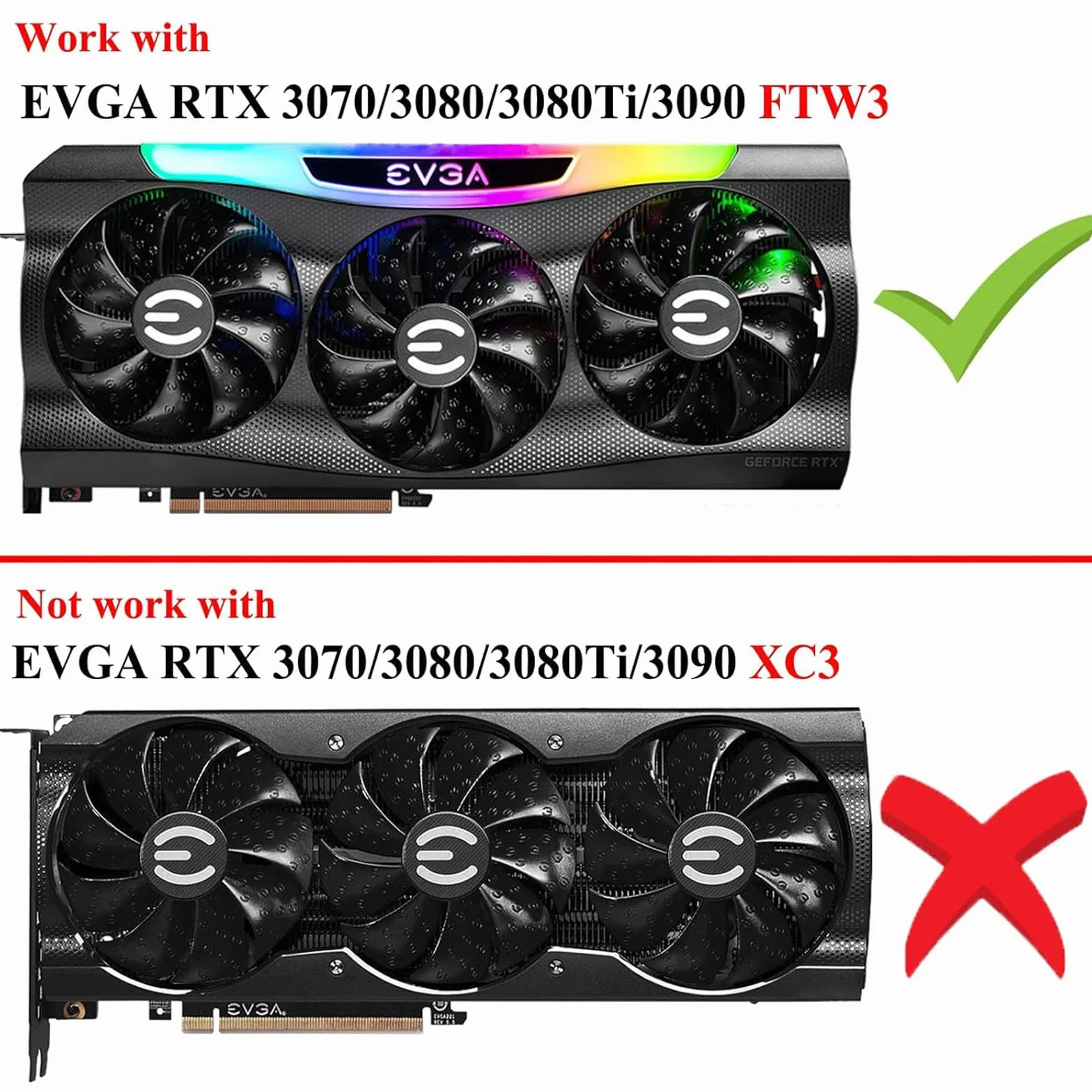 Ventilador de refrigeración de tarjeta gráfica PLD09220S12H de 87 mm de repuesto para EVGA GeForce RTX 3070 3080 TI 3090 FTW3 Ultra Gaming Cooler Fan