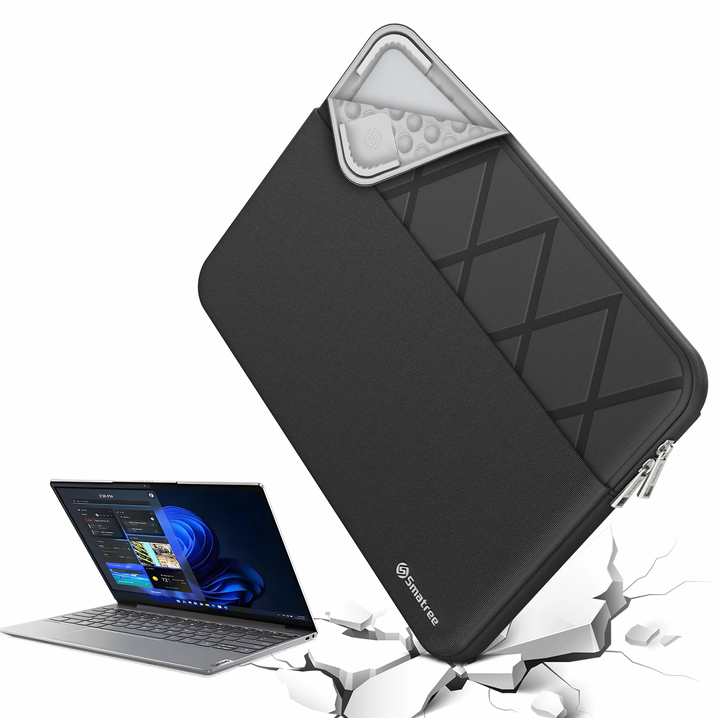 Smatree Funda para portátil Lenovo Legion 7 Gen 7 de 16 pulgadas | Funda para Lenovo Legion 7i G9 de 16 pulgadas con bolsillo para accesorios, diseño patentado Super Corner (E601)
