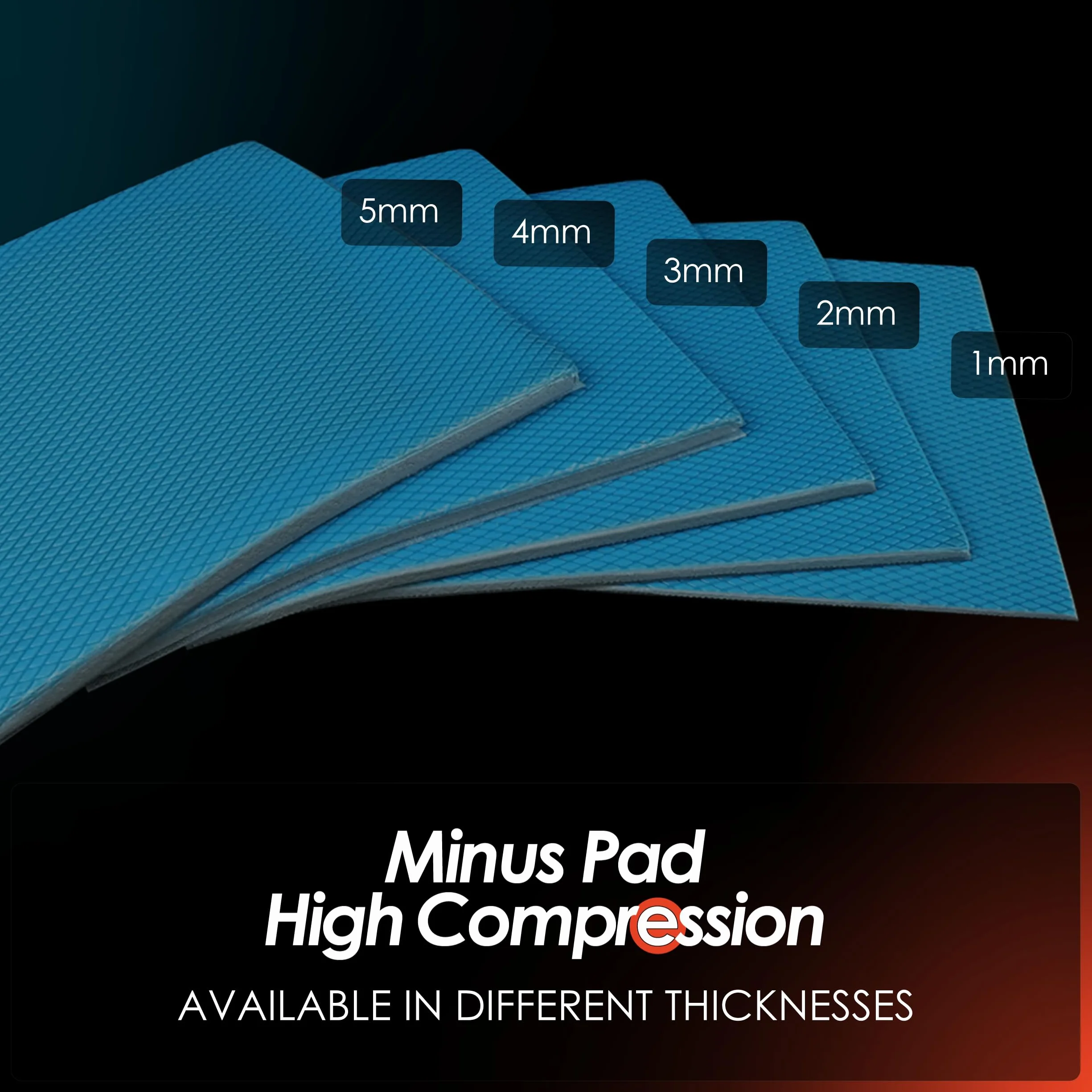 Thermal Grizzly Minus Pad High Compression - 120 x 100 x 3,0 mm, 2 St?ck