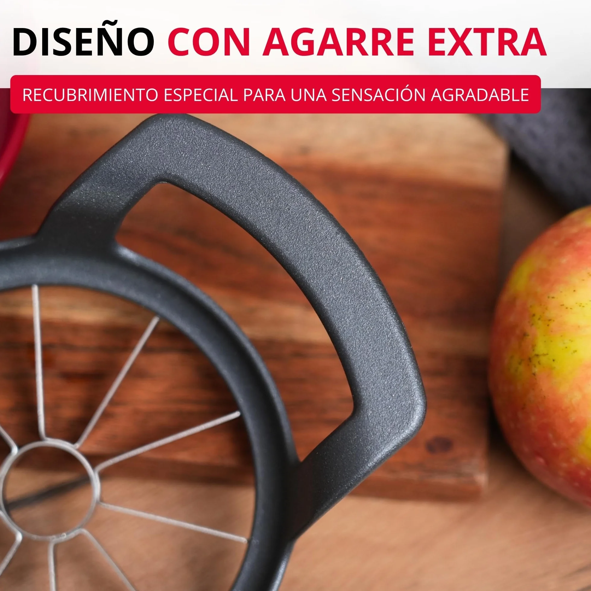 Westmark Cortador de manzanas Divisorex Spezial Black Edition, Aluminio, Antracita